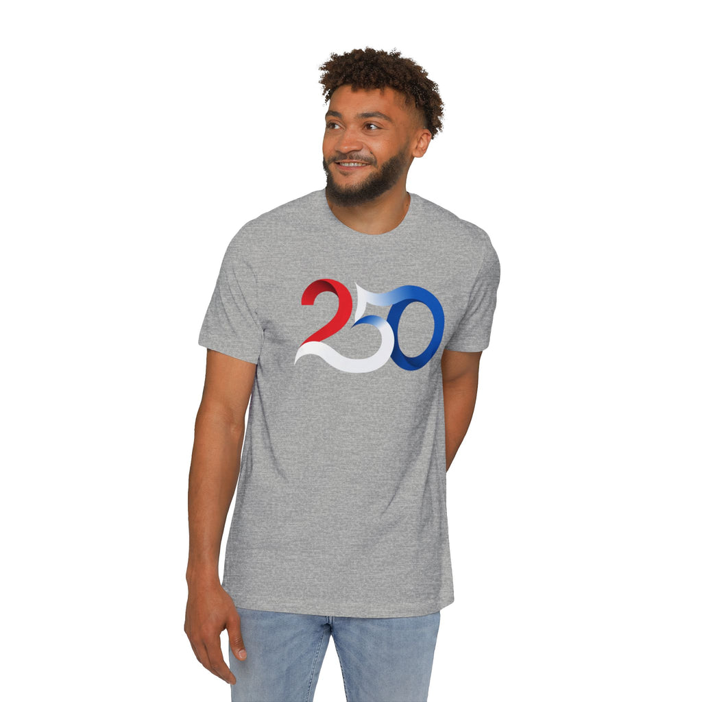Patriotic '250' Graphic Tee — Live Grateful Back Print