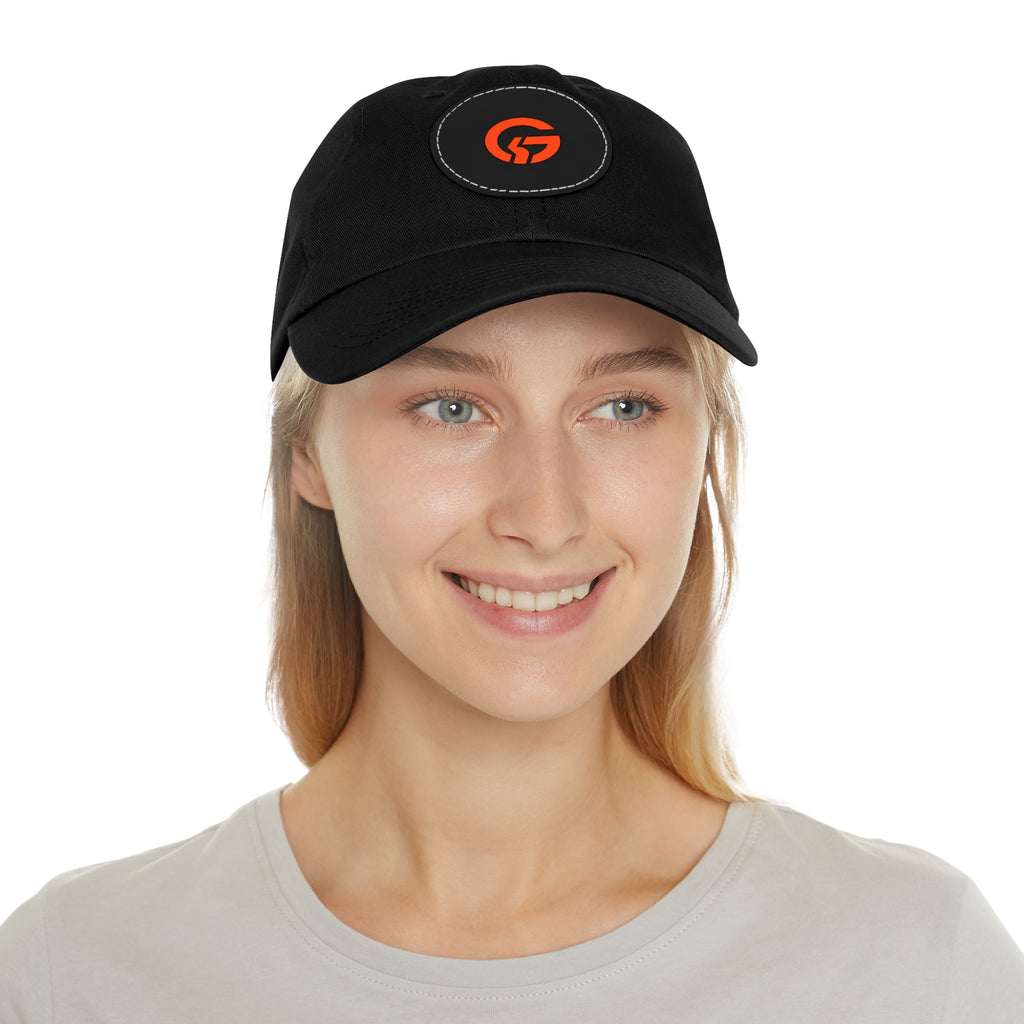 Grateful Logo — Minimal Orange Logo Baseball Cap