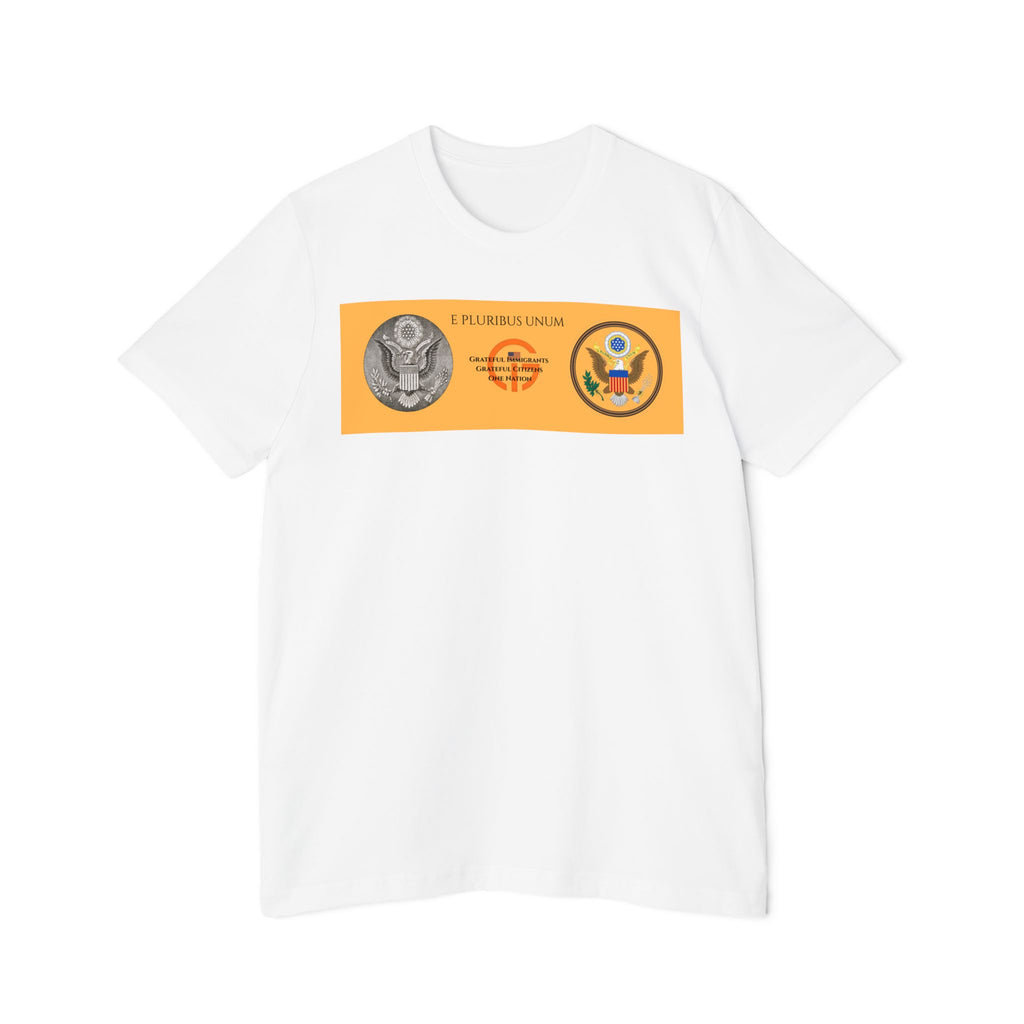 Patriotic Military Emblems T-Shirt — "Live Grateful" USA-Made Tee