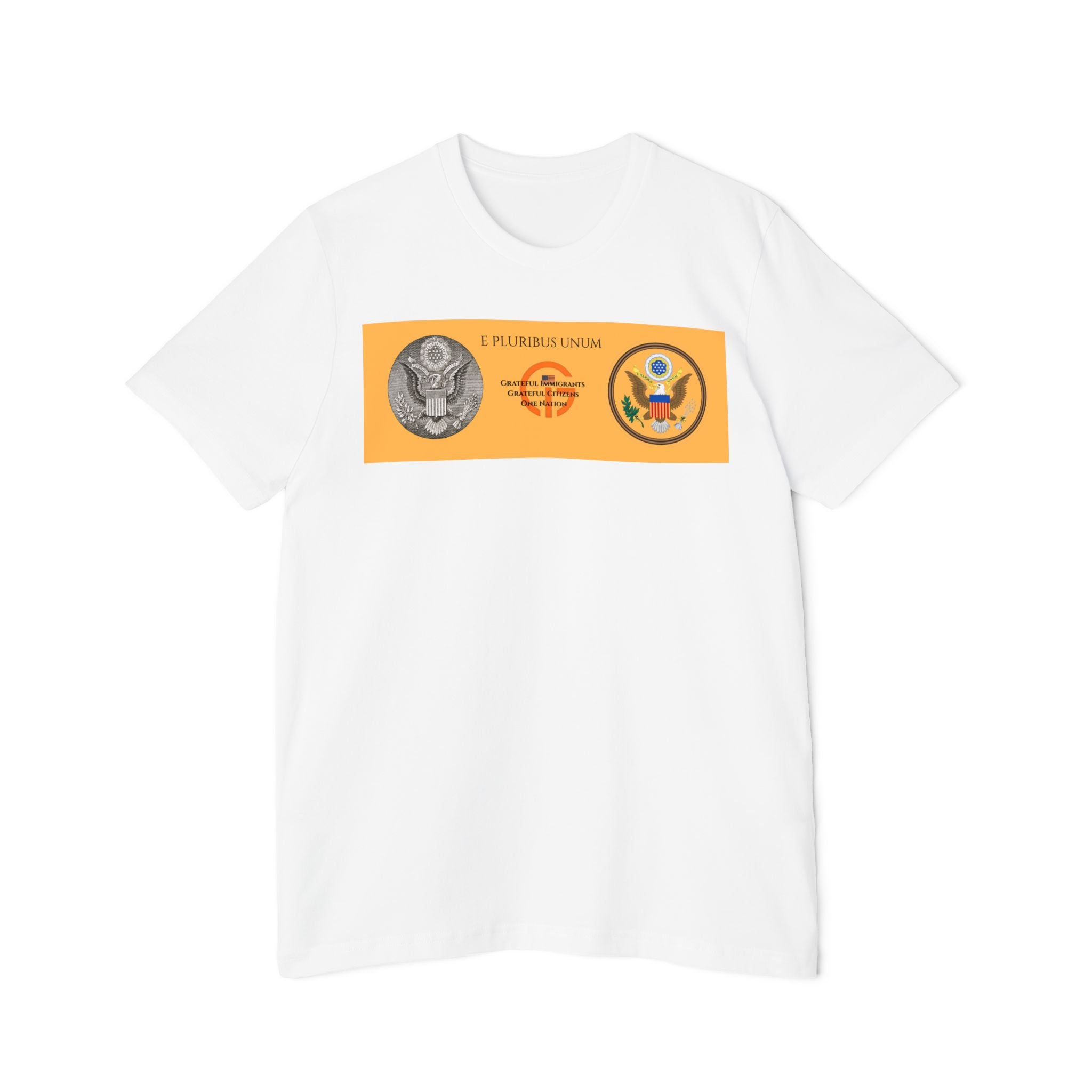 Patriotic Military Emblems T-Shirt — "Live Grateful" USA-Made Tee