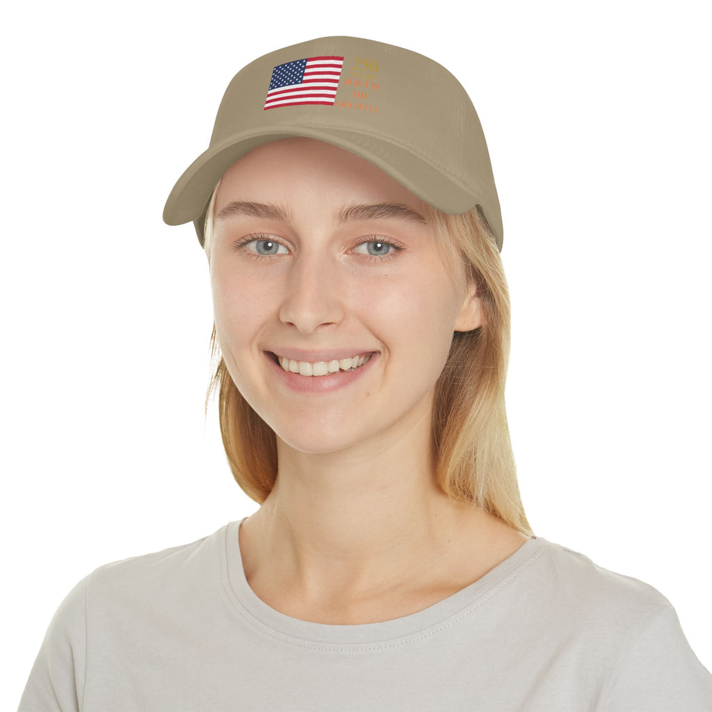 American Flag 250th Anniversary Low Profile Baseball Cap
