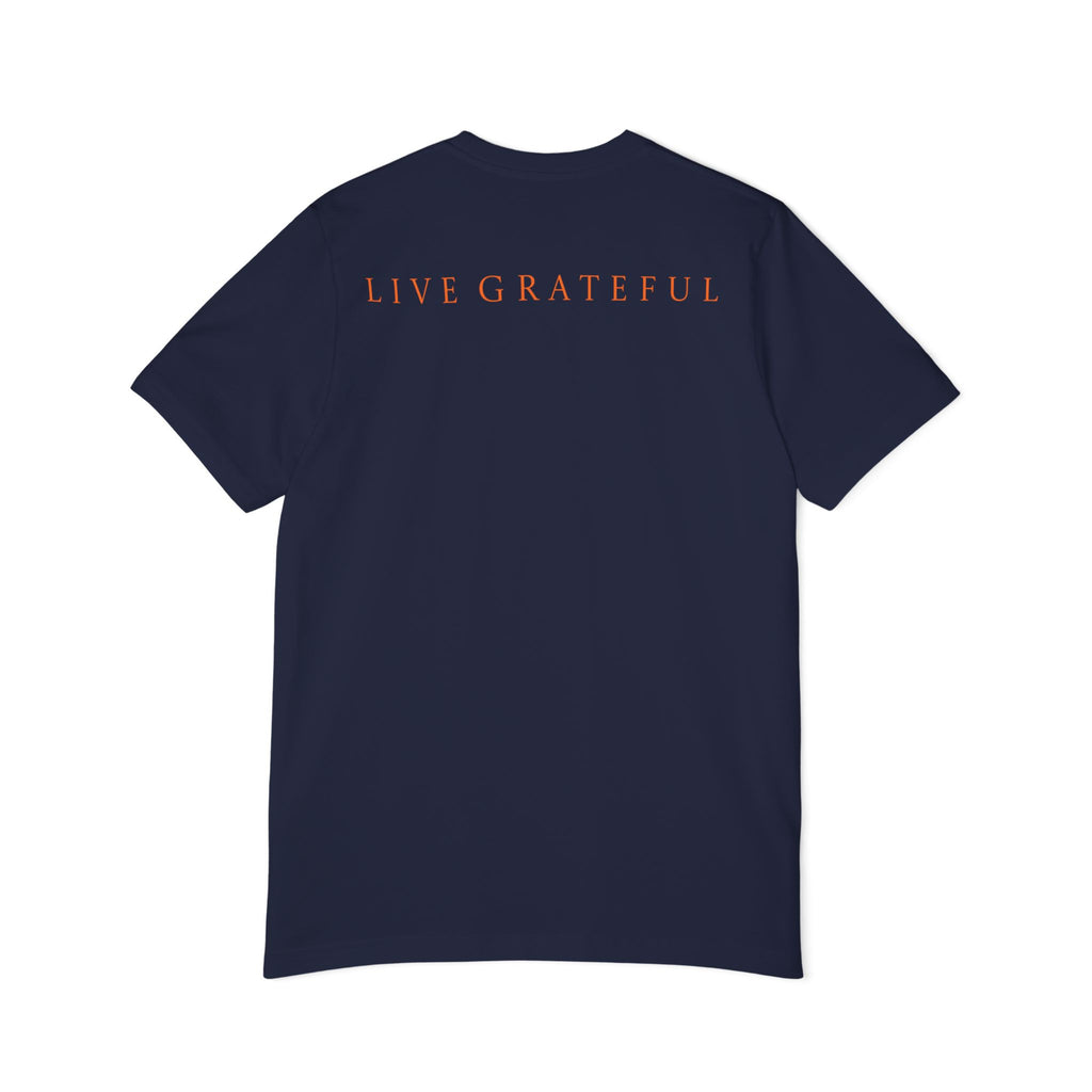 Patriotic Military Emblems T-Shirt — "Live Grateful" USA-Made Tee