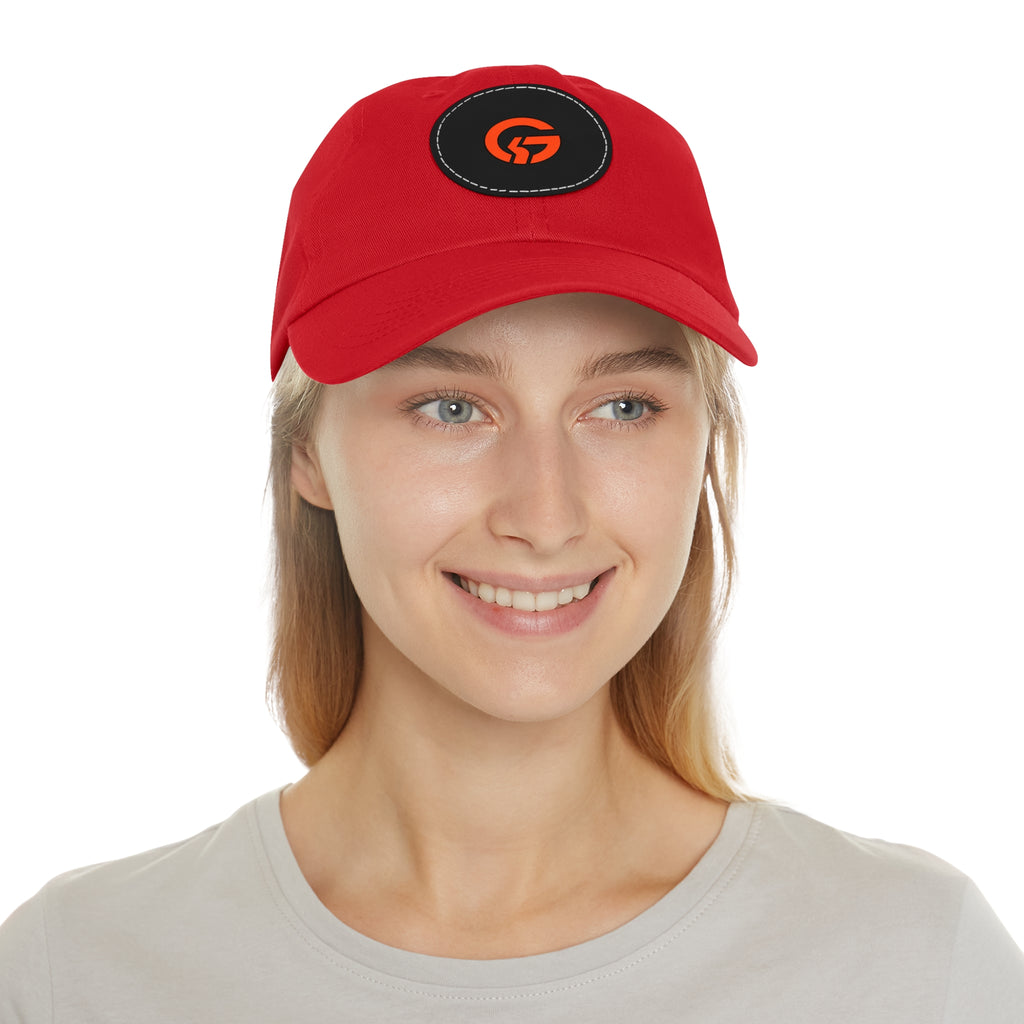Grateful Logo — Minimal Orange Logo Baseball Cap