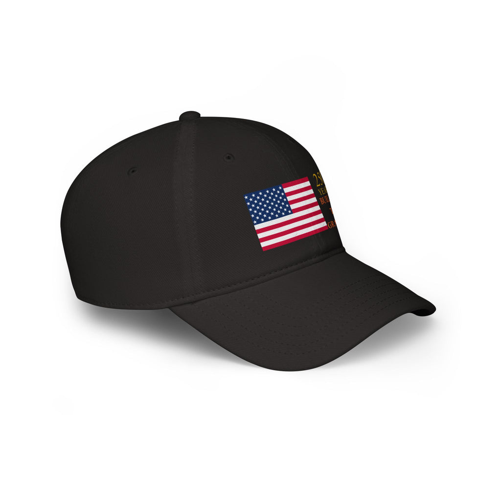 American Flag 250th Anniversary Low Profile Baseball Cap