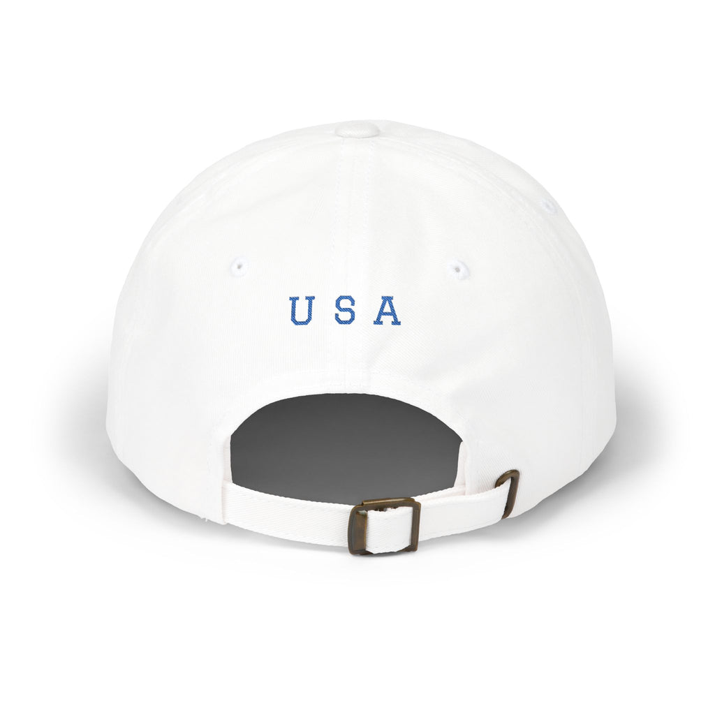 Grateful Logo - Minimal Red G Logo Hat with 'USA' Embroidery