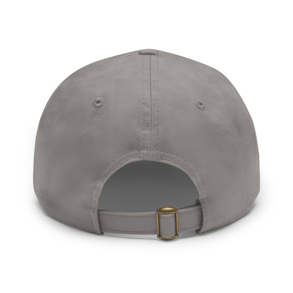 Live Grateful Leather Patch Hat — Casual Unisex Cotton Baseball Cap