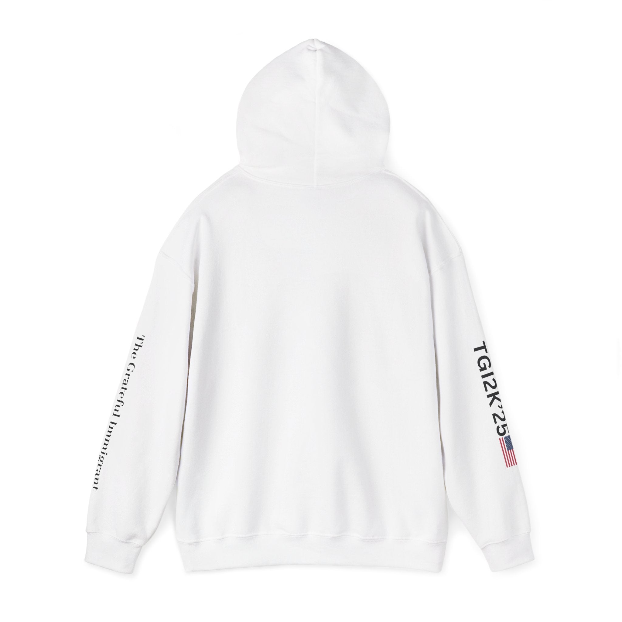 Grateful Immigrant Logo Hoodie BTXT — Live Grateful Sweatshirt