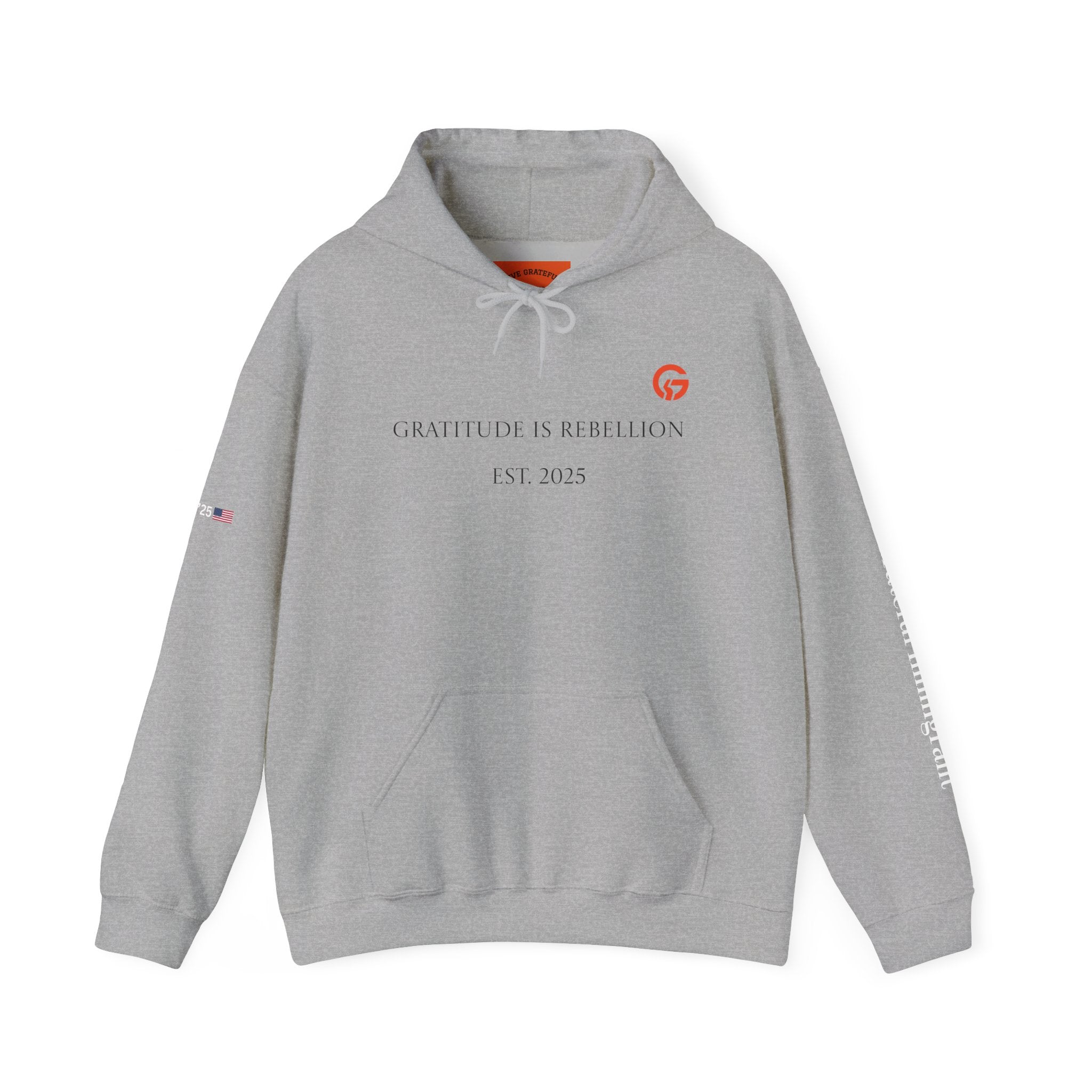 Gratitude Is Rebellion Hoodie WTXT — Live Grateful Sweatshirt