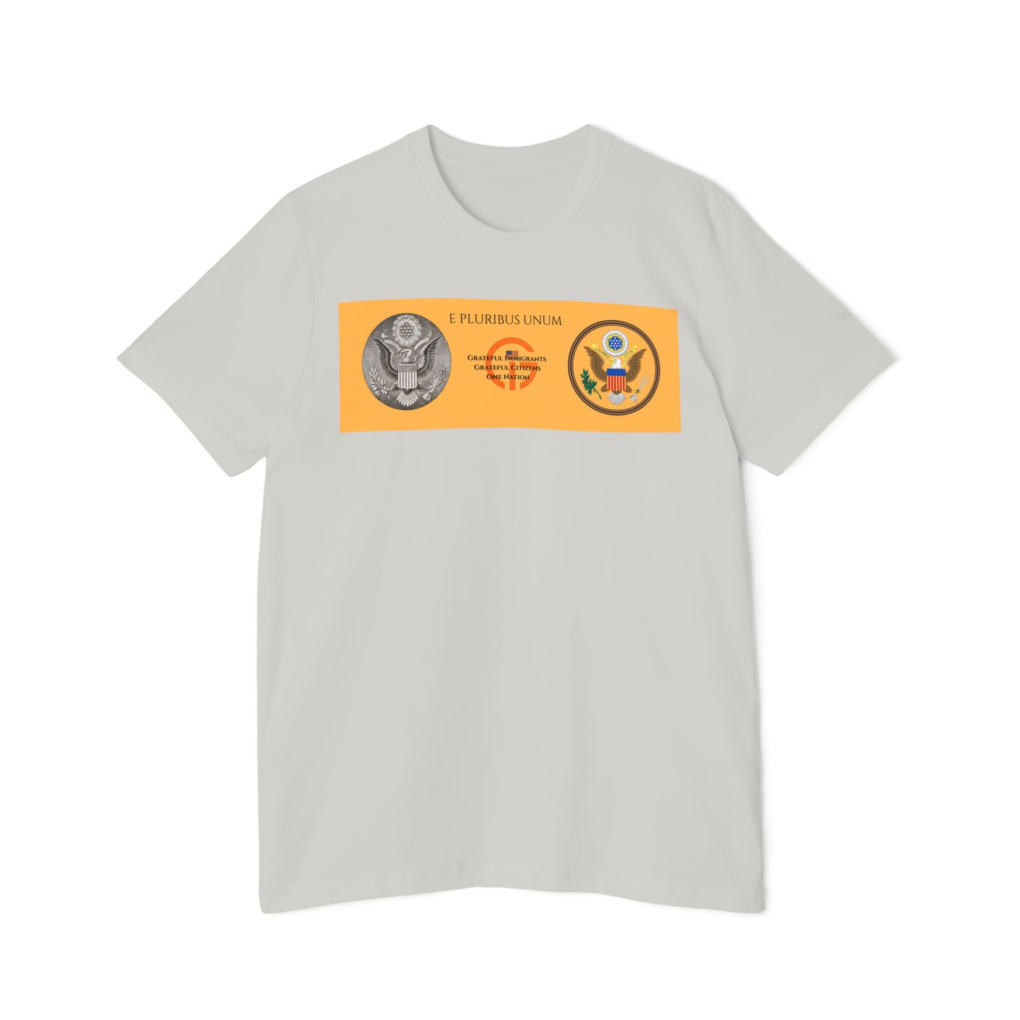 Patriotic Military Emblems T-Shirt — "Live Grateful" USA-Made Tee