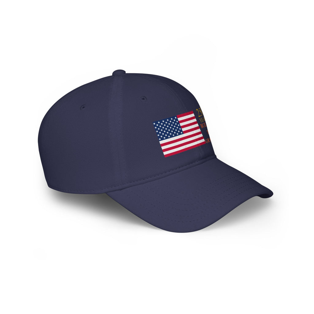 American Flag 250th Anniversary Low Profile Baseball Cap