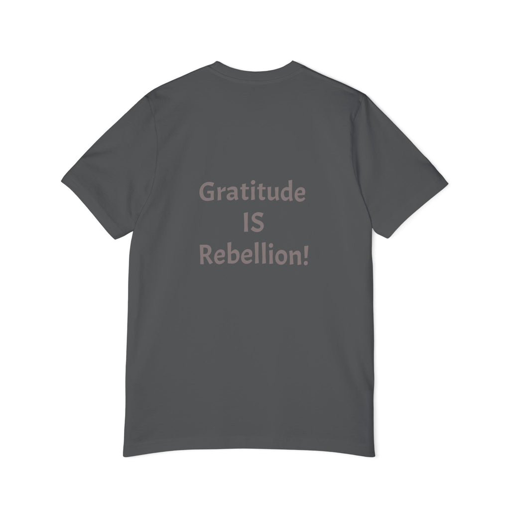 Gratitude Is Rebellion T-Shirt — "In a world of takers and complainers" Inspirational Tee