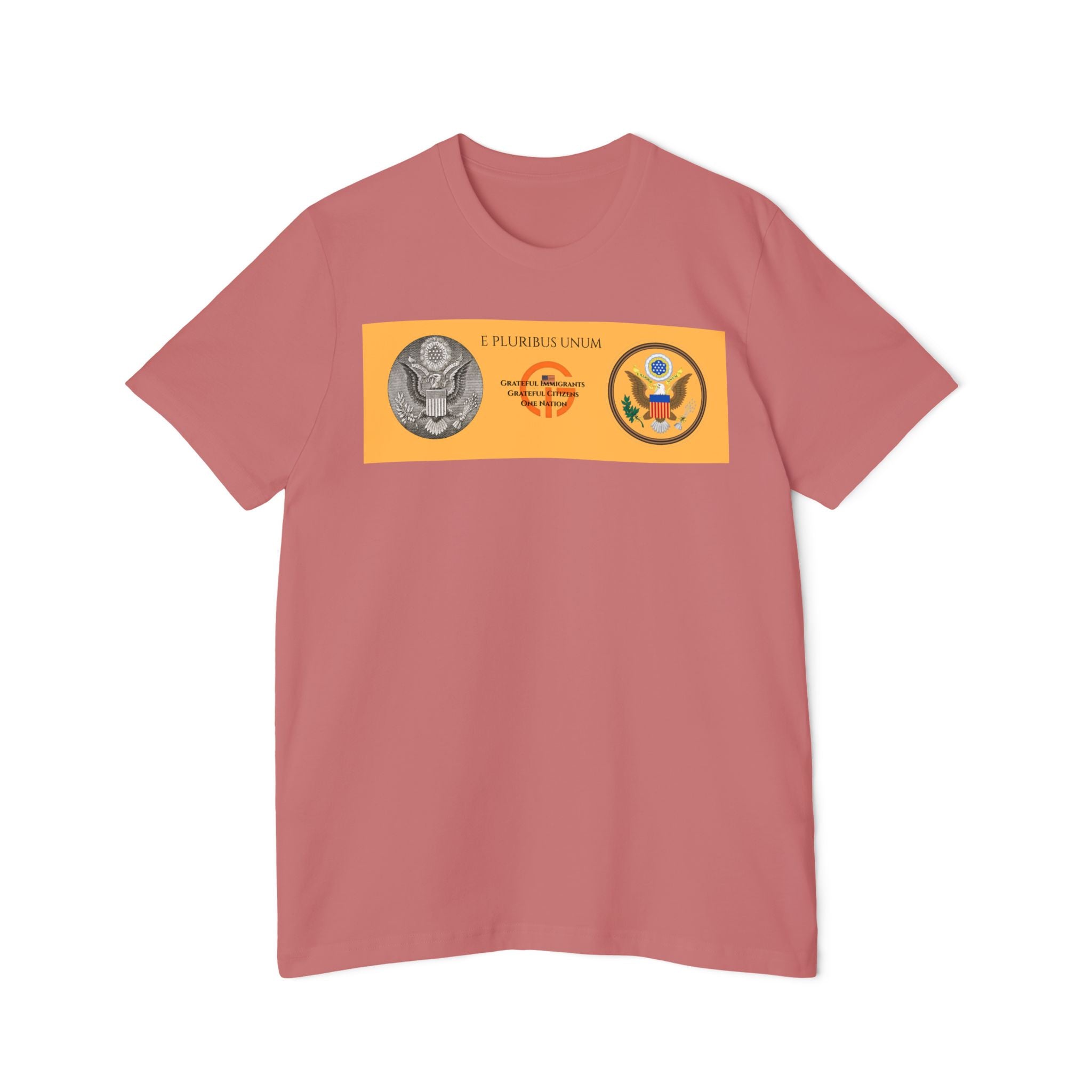 Patriotic Military Emblems T-Shirt — "Live Grateful" USA-Made Tee