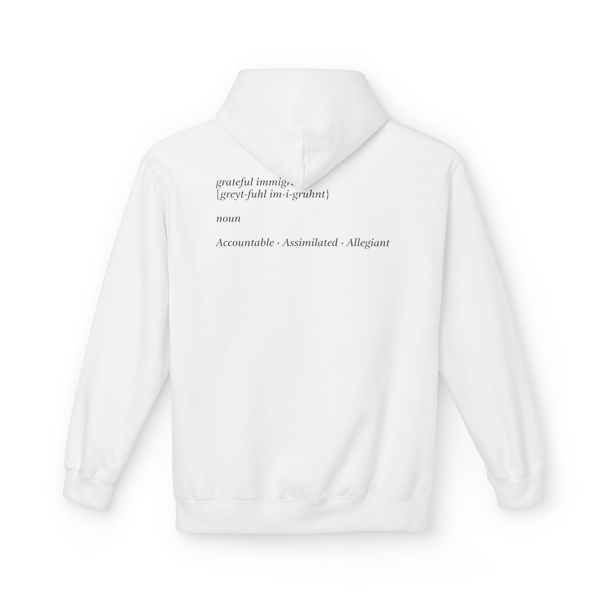 Hoodie — American Gratitude Graphic Pullover