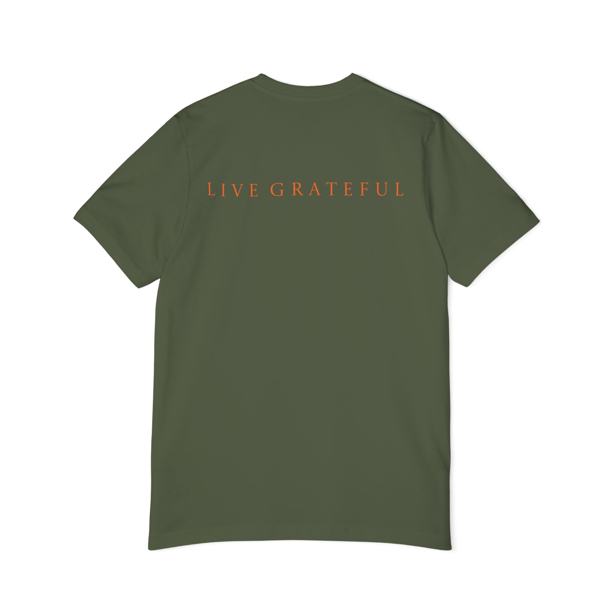Grateful Immigrant Logo T-Shirt — “Live Grateful” Graphic Tee