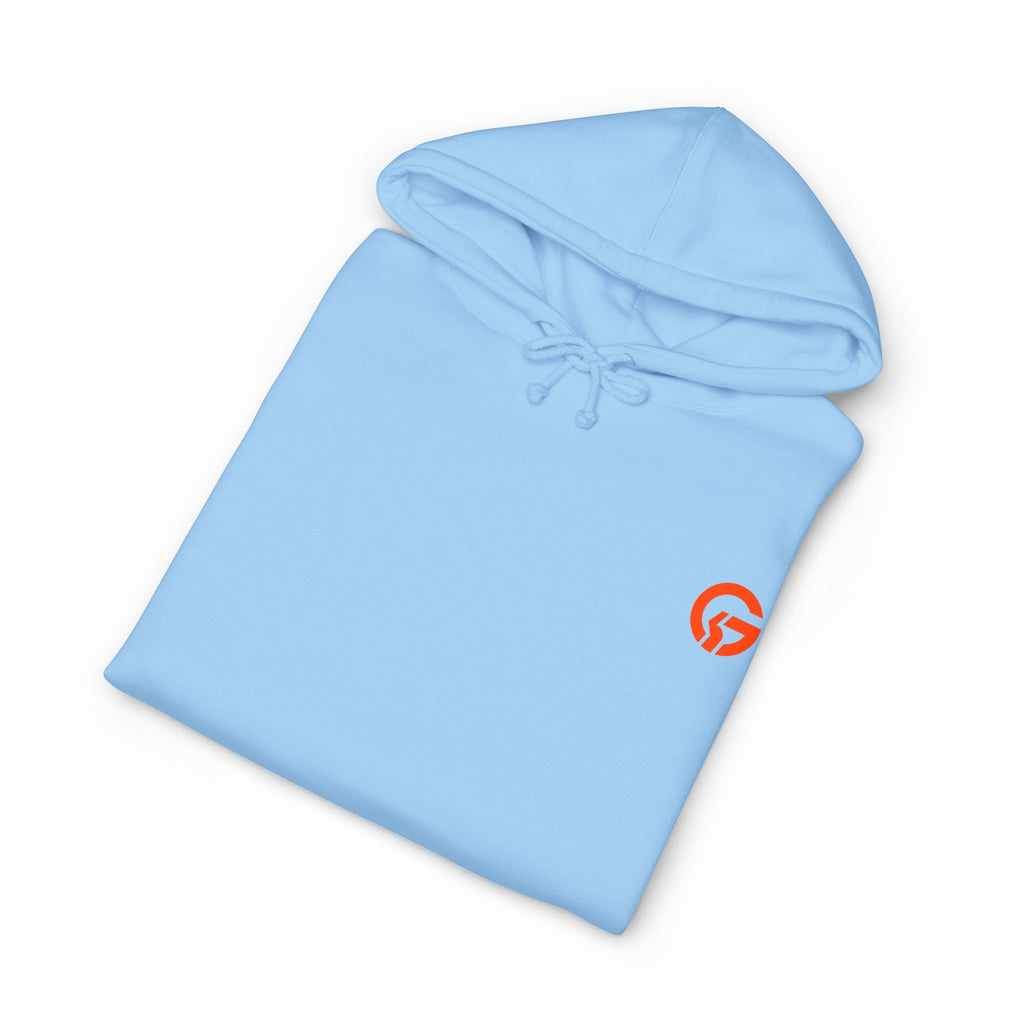 Engineering Gold Patch Hoodie — US Flag Sleeve Pullover