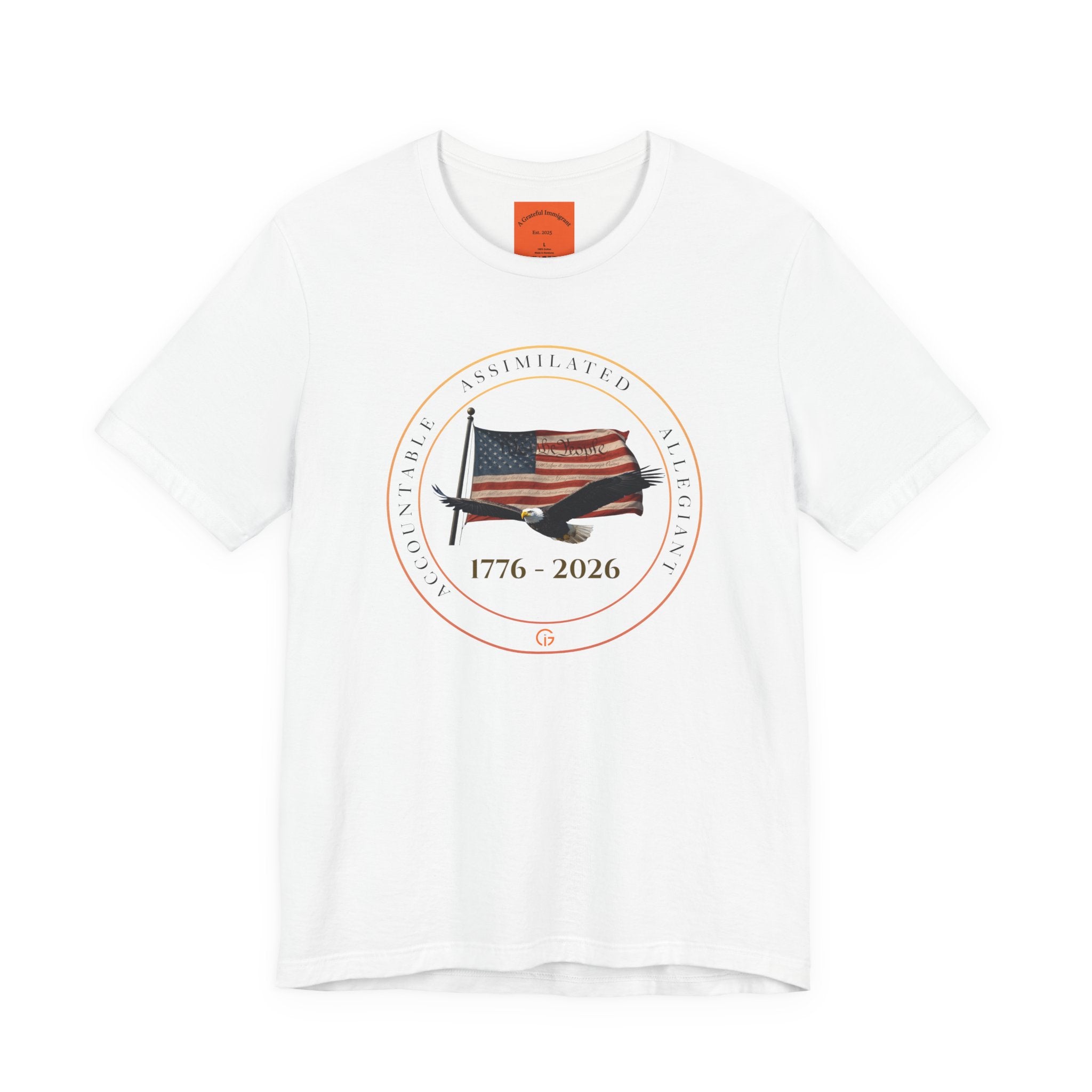The Grateful Immigrant Seal 1776 - 2026 (250 Year Celebration)