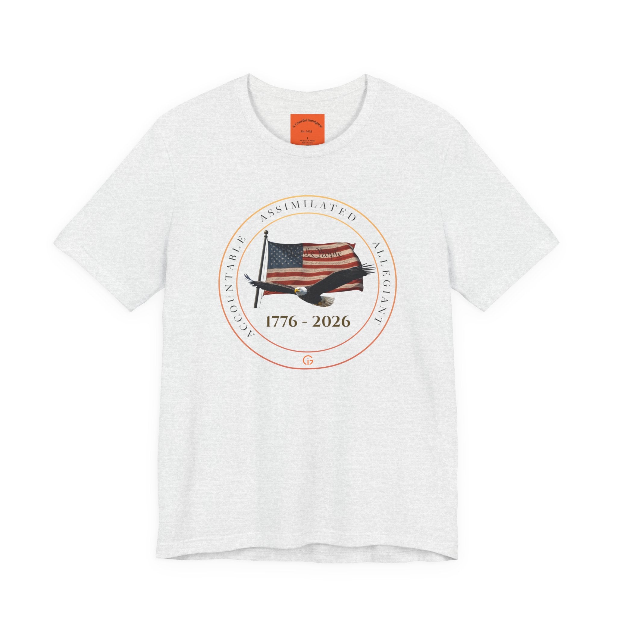 The Grateful Immigrant Seal 1776 - 2026 (250 Year Celebration)