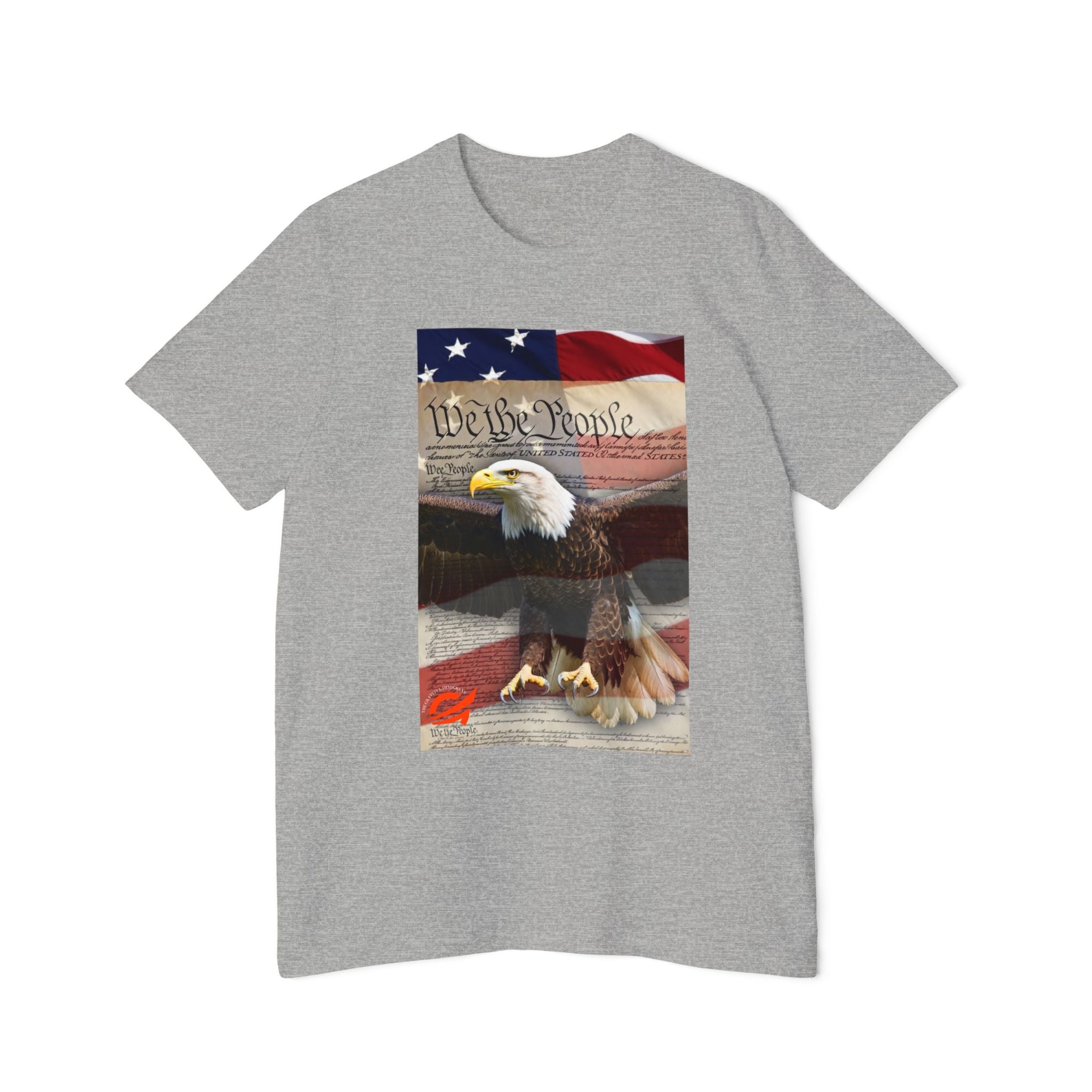 Patriotic Eagle Tee — "We the People" American Flag T-Shirt