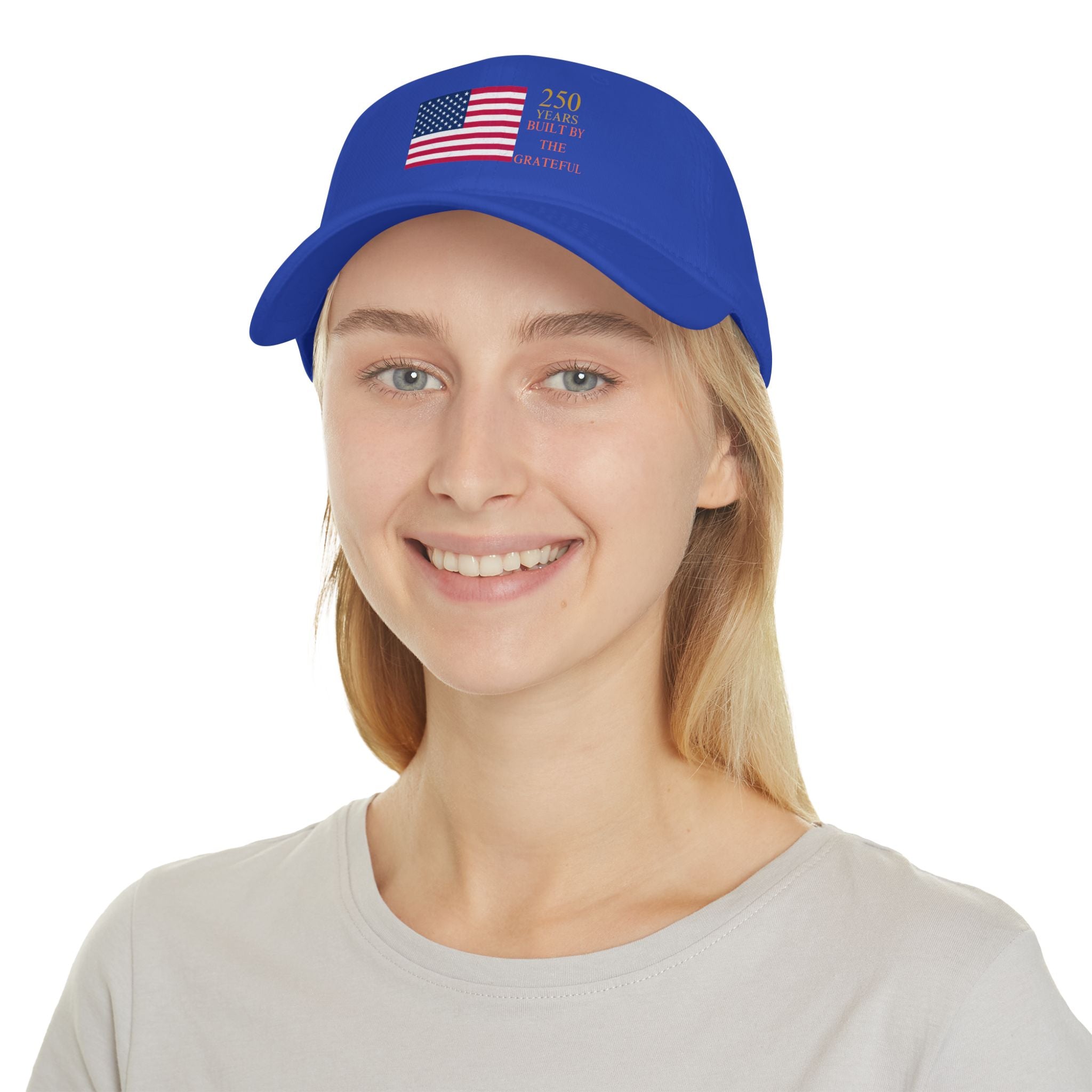 American Flag 250th Anniversary Low Profile Baseball Cap