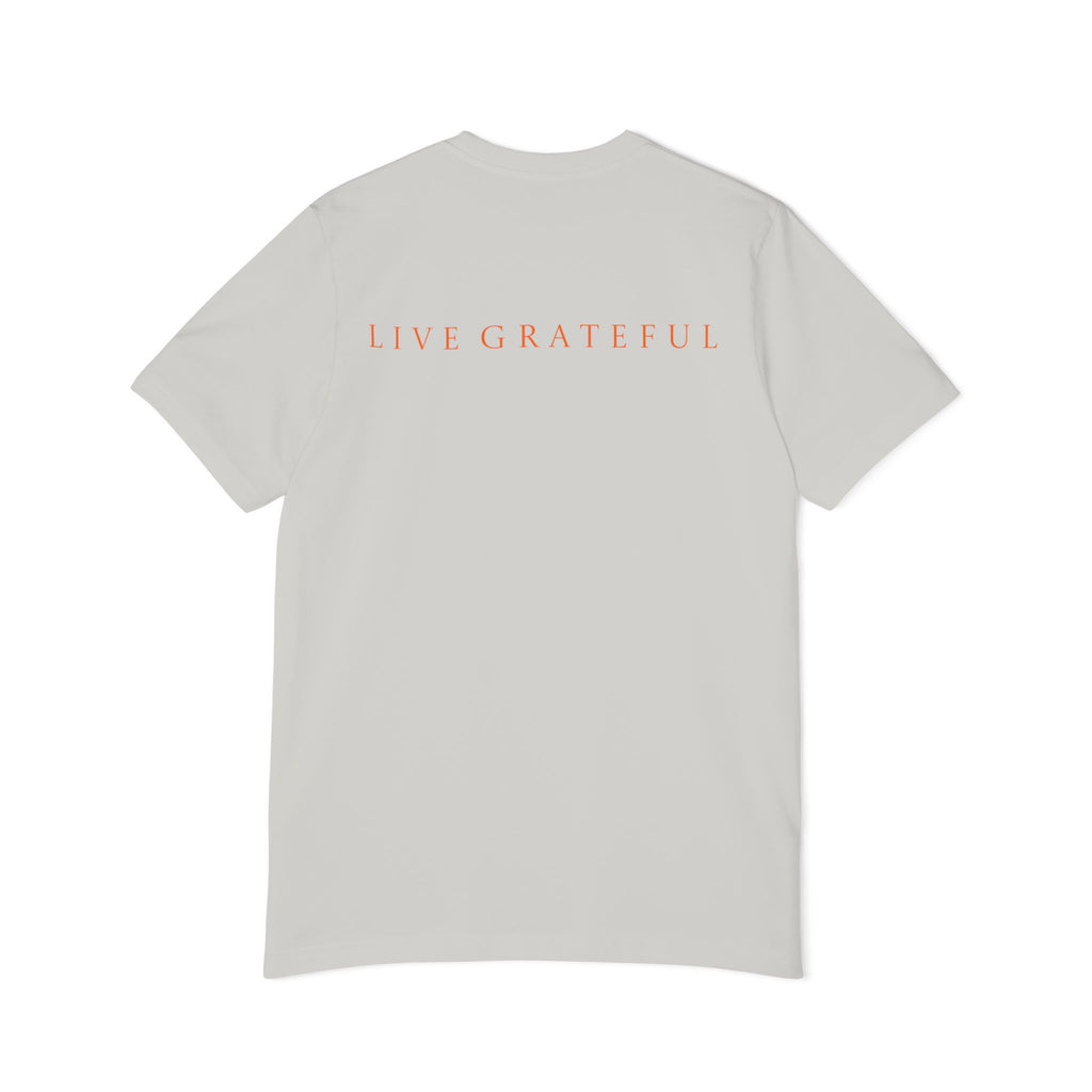 Grateful Immigrant Logo T-Shirt — “Live Grateful” Graphic Tee