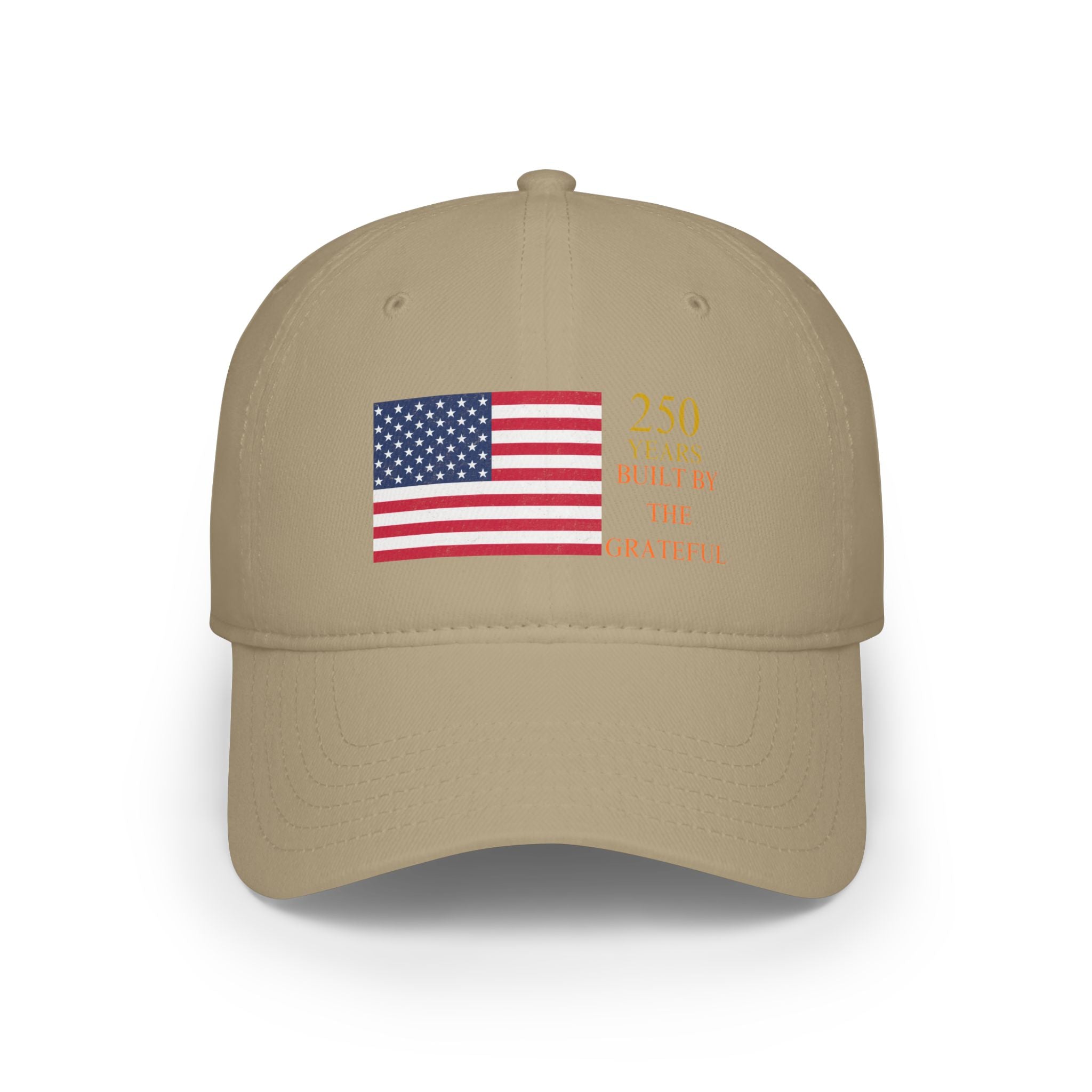 American Flag 250th Anniversary Low Profile Baseball Cap
