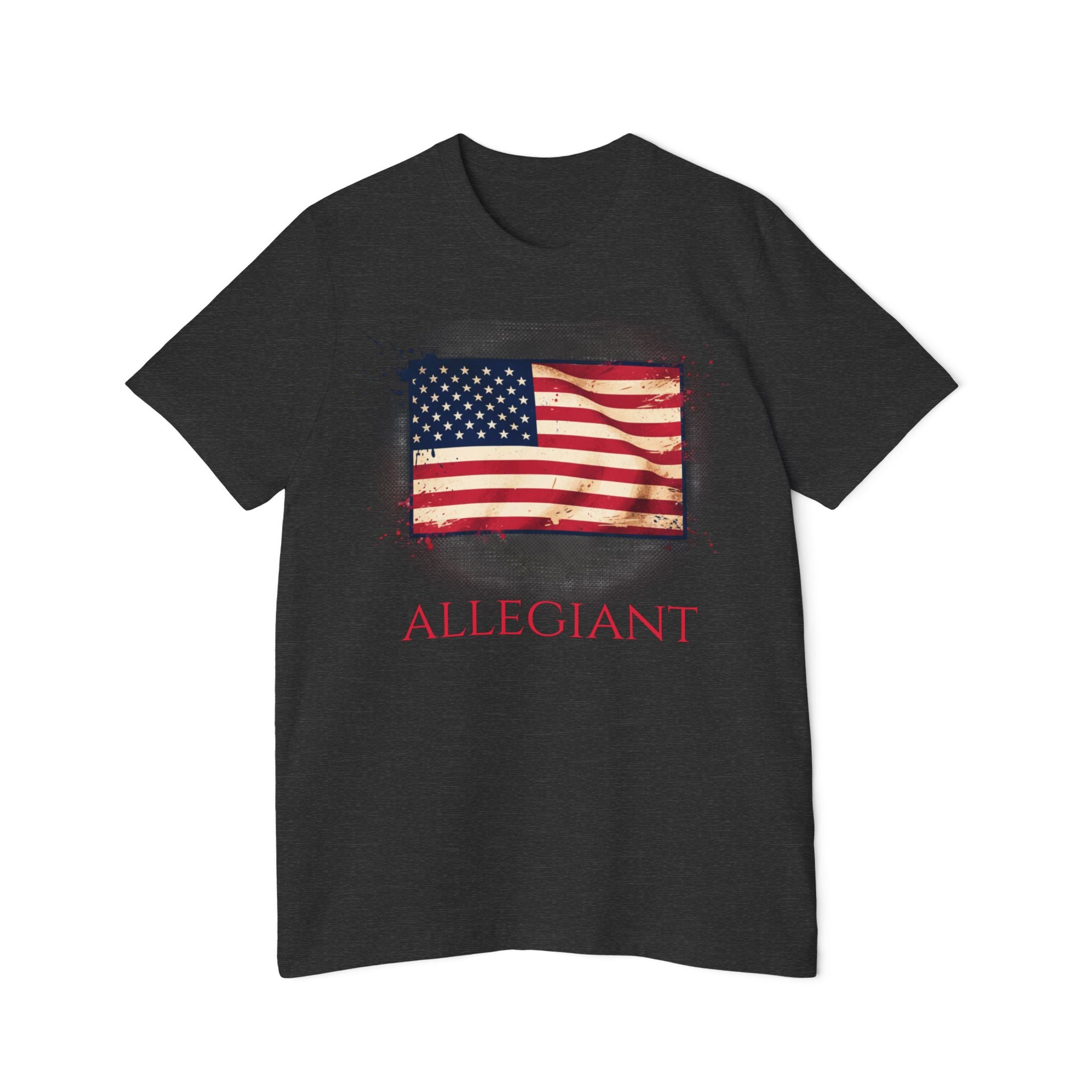 Allegiant Flag T-Shirt — Vintage American Flag Graphic Tee