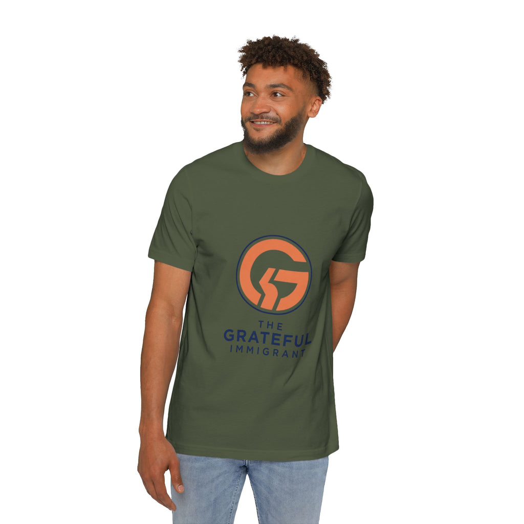 Grateful Immigrant Logo T-Shirt — “Live Grateful” Graphic Tee