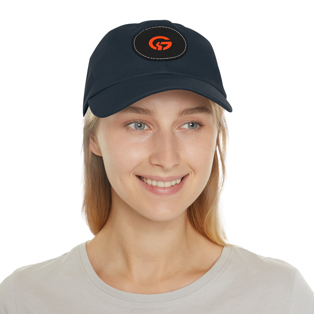 Grateful Logo — Minimal Orange Logo Baseball Cap