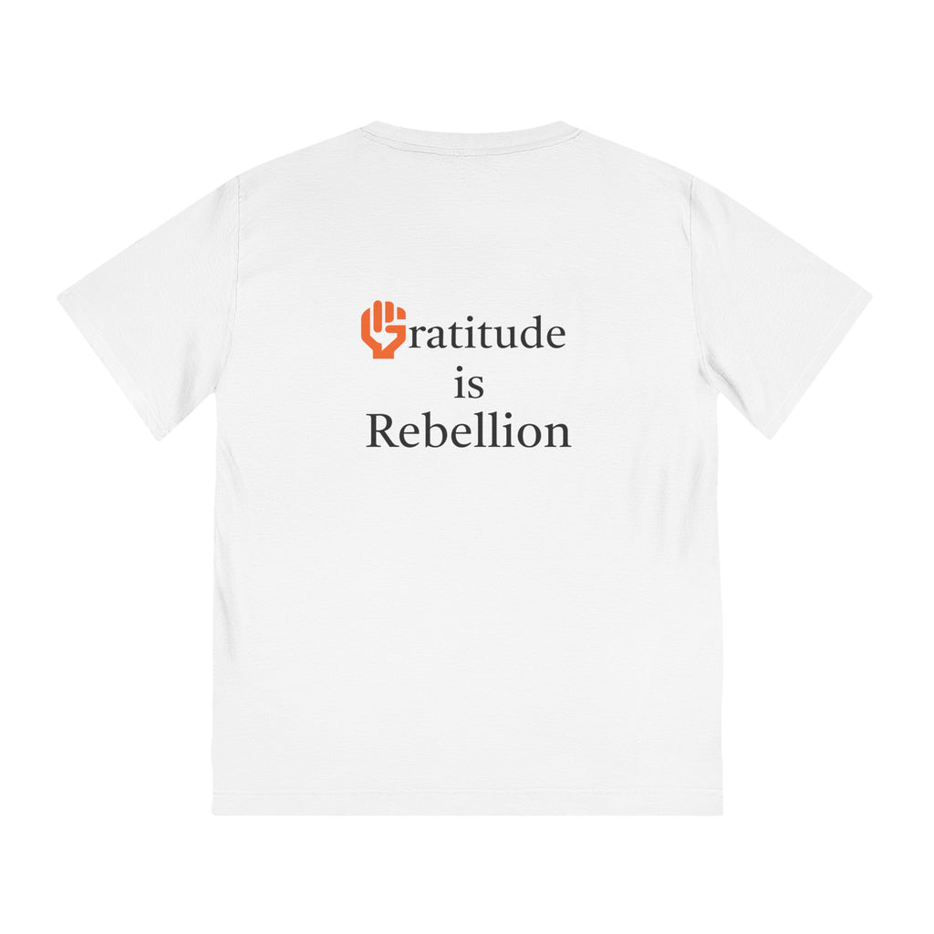 Copy of Live Grateful T-Shirt — "Gratitude is Rebellion" Minimal Positive Message Tee
