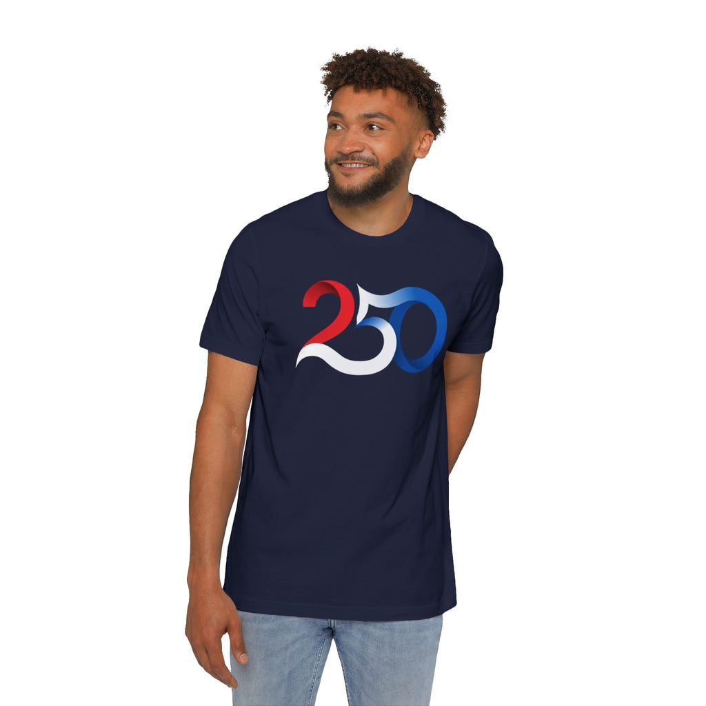 Patriotic '250' Graphic Tee — Live Grateful Back Print