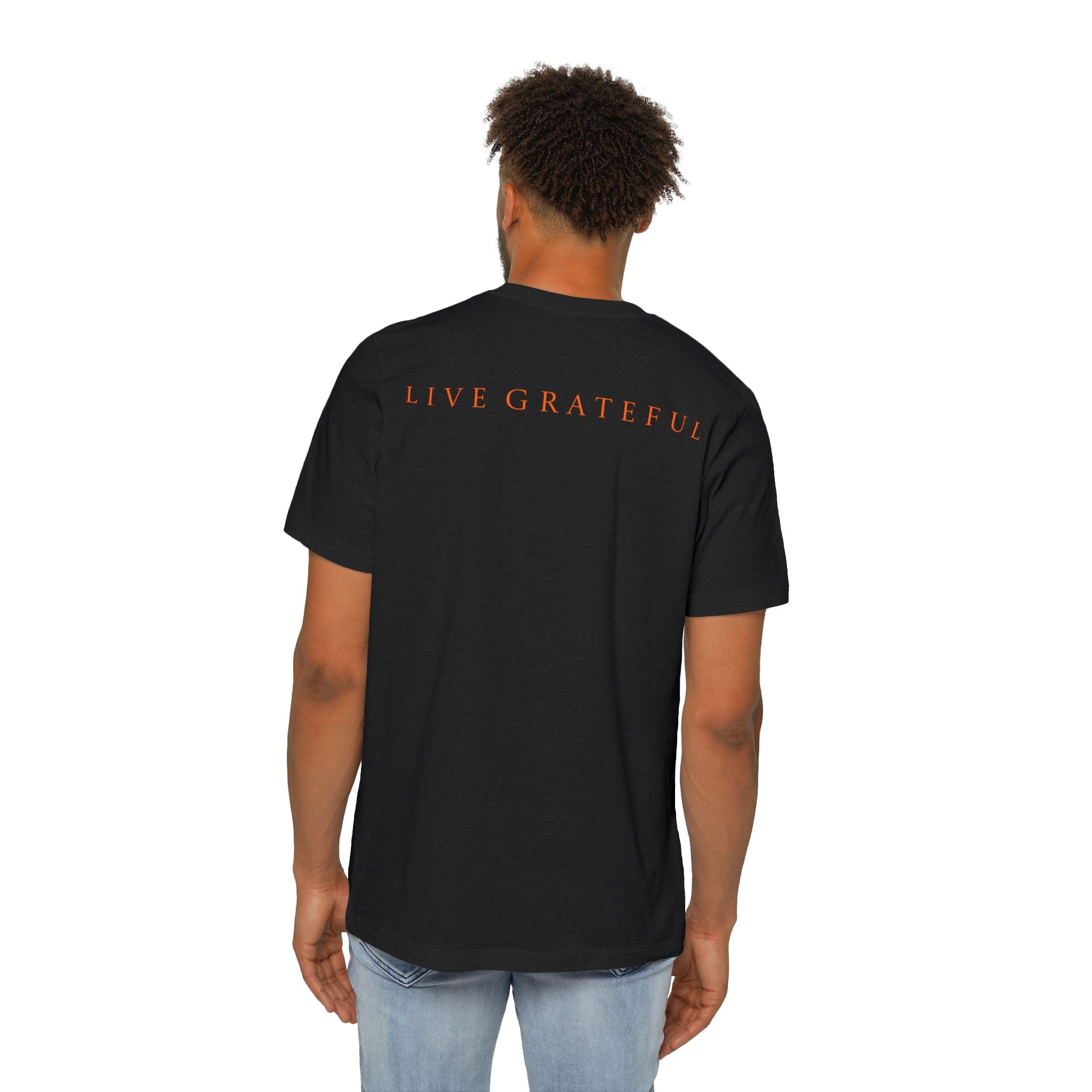 Patriotic '250' Graphic Tee — Live Grateful Back Print