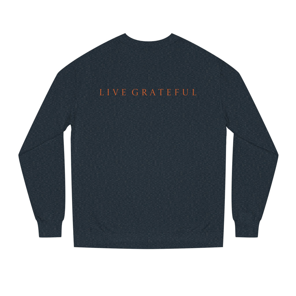 Fist Gratitude Is Rebellion Sweatshirt — "Live Grateful" Crewneck
