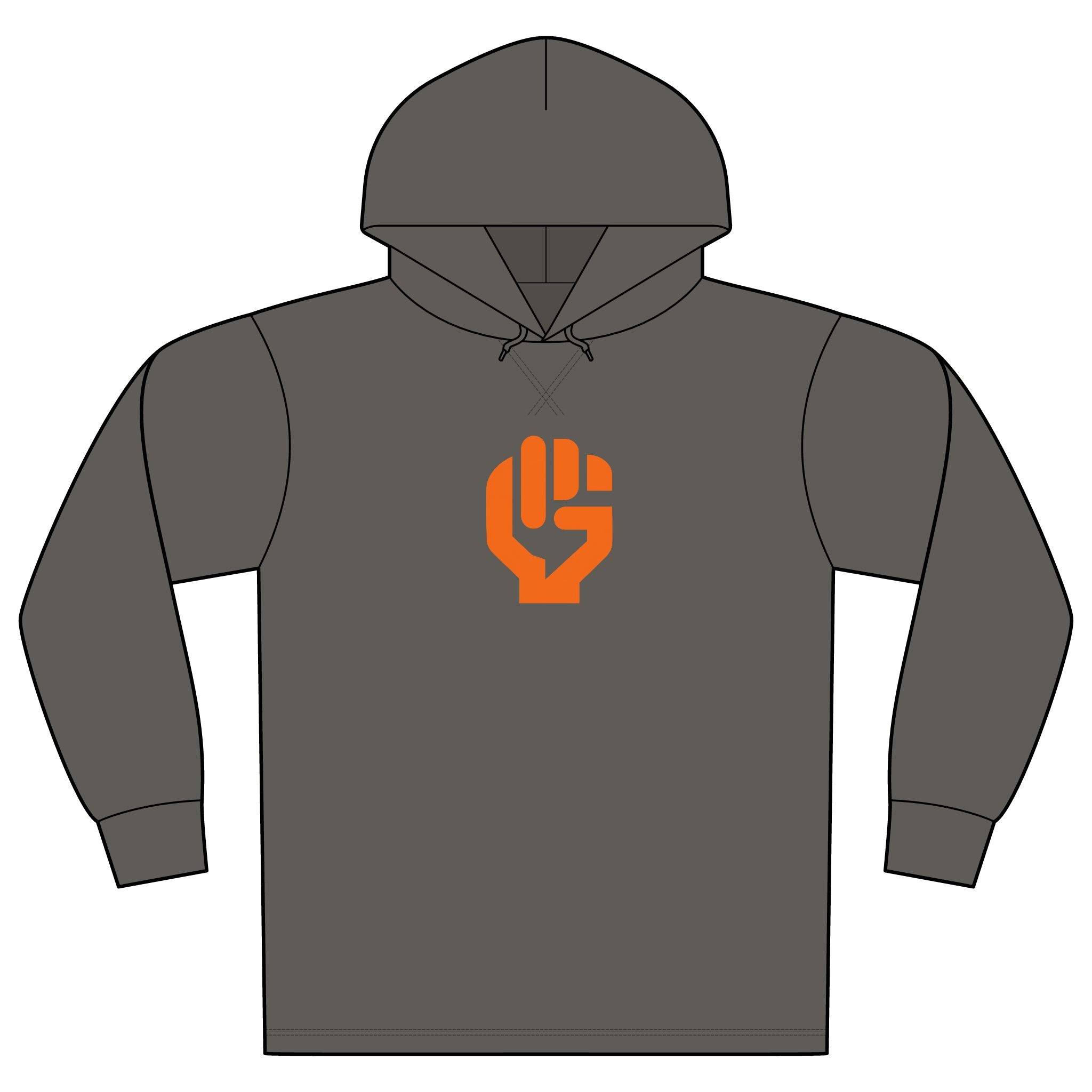 Unisex Mineral Dye Organic Cotton Hoodie Tee
