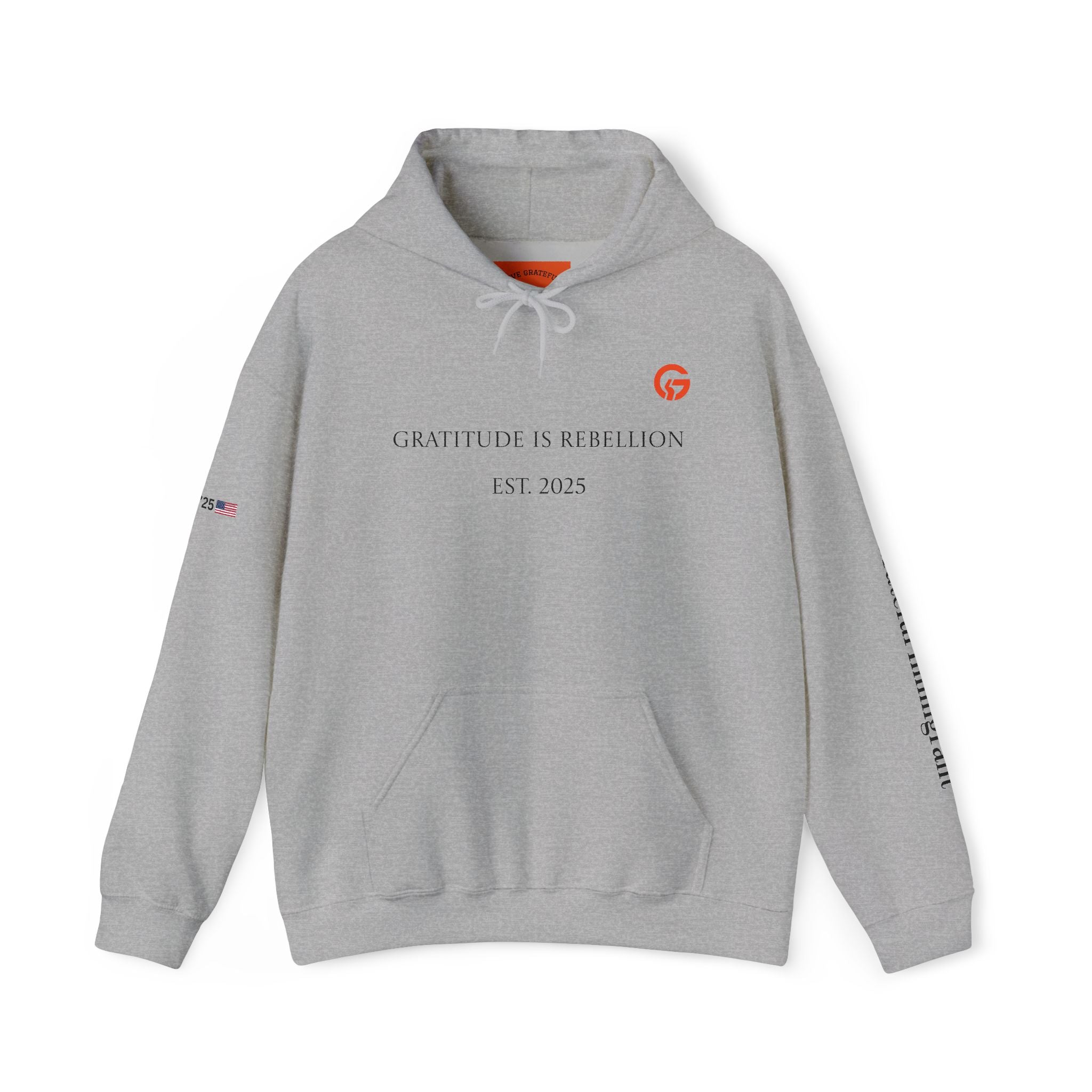 Gratitude Is Rebellion Hoodie BTXT — Live Grateful Sweatshirt