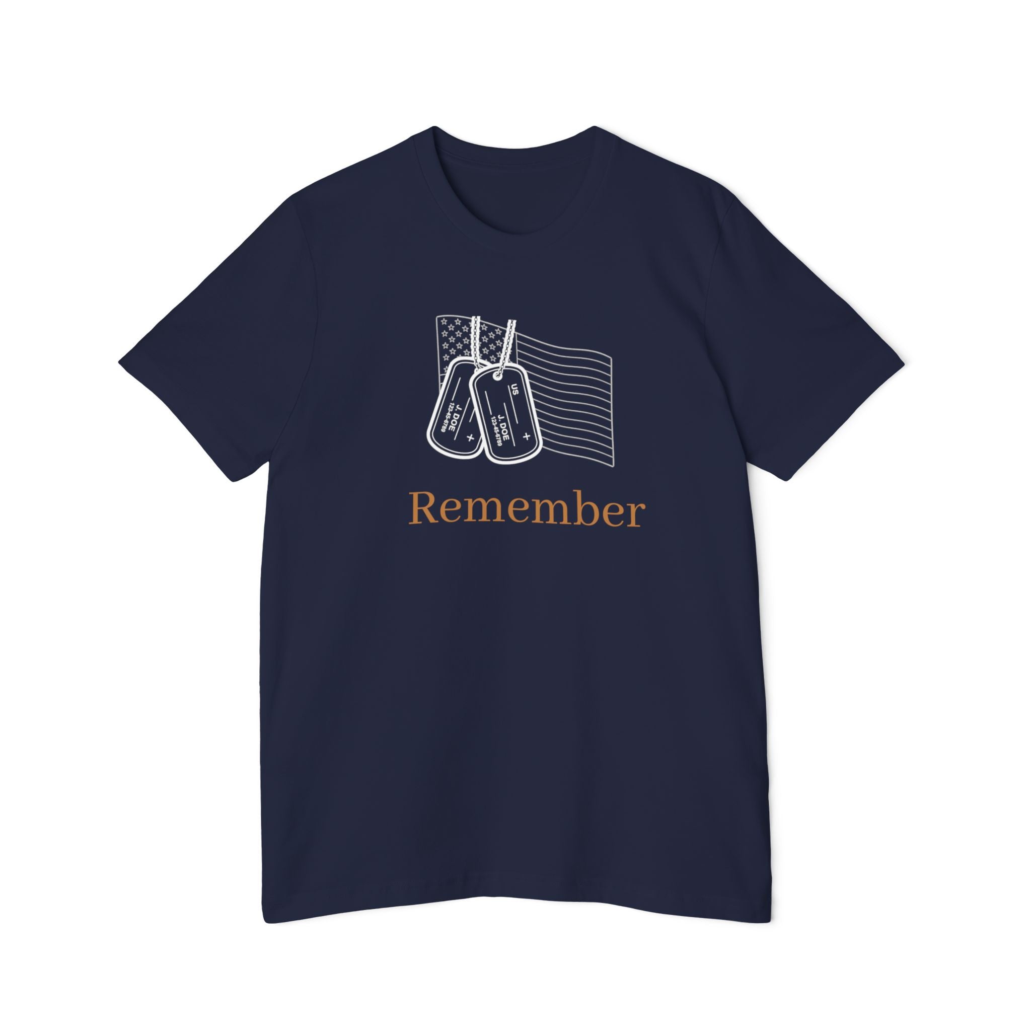 USA-Made Unisex Short-Sleeve Jersey T-Shirt