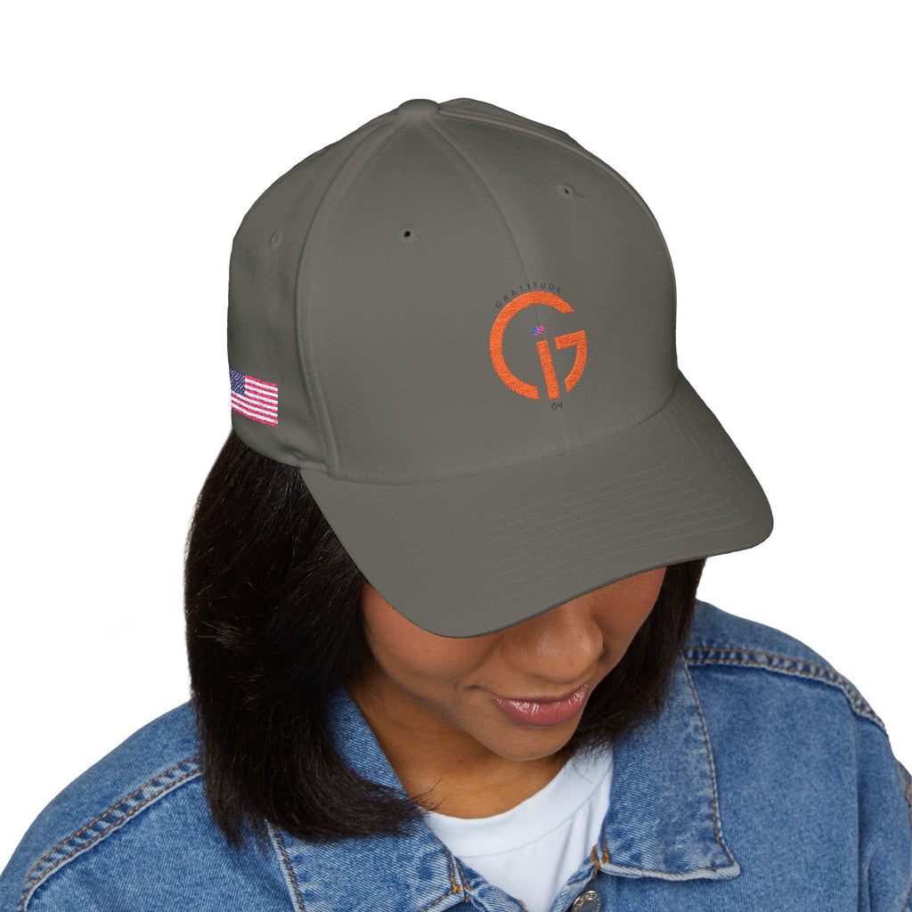 Copy of Embroidered 'Grateful G 250' Logo Cap — Structured Closed-Back Hat