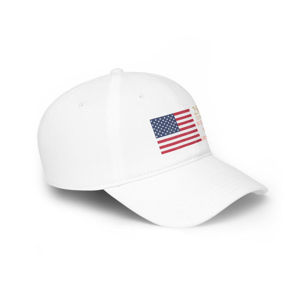 American Flag 250th Anniversary Low Profile Baseball Cap