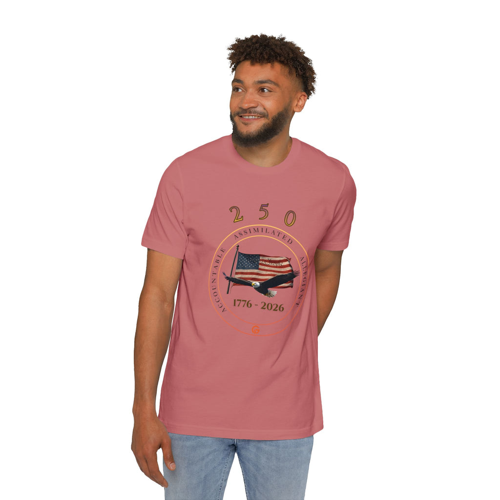 250 Grateful Years -  "Live Grateful" USA 1776–2026 Commemorative Tee