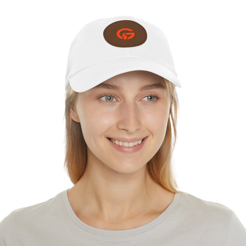 Grateful Logo — Minimal Orange Logo Baseball Cap