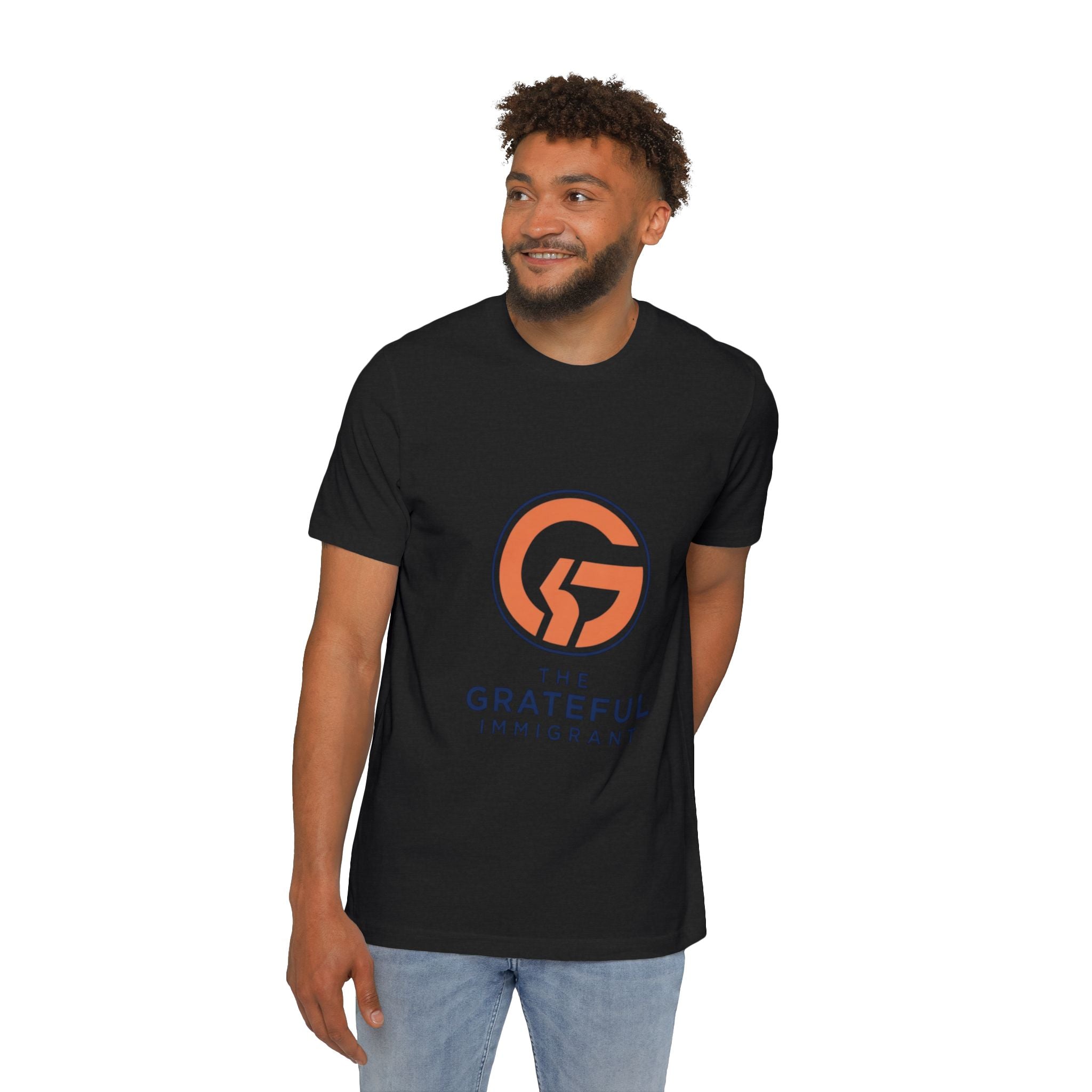 Grateful Immigrant Logo T-Shirt — “Live Grateful” Graphic Tee