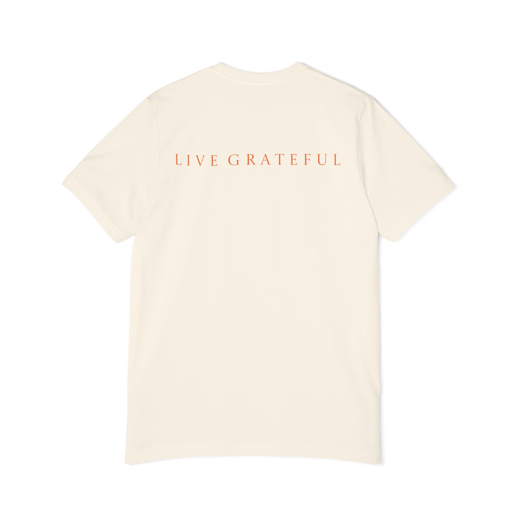 Grateful Immigrant Logo T-Shirt — “Live Grateful” Graphic Tee