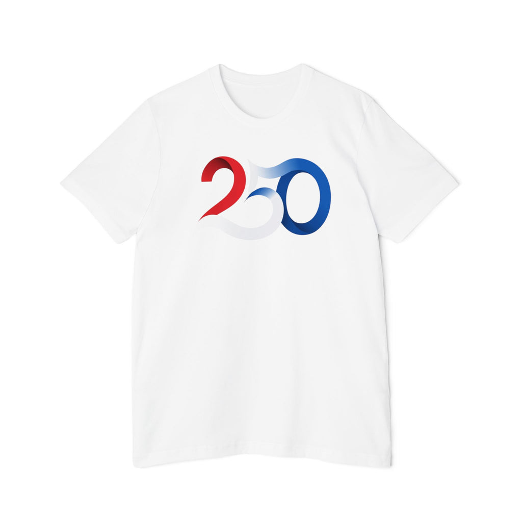 Patriotic '250' Graphic Tee — Live Grateful Back Print