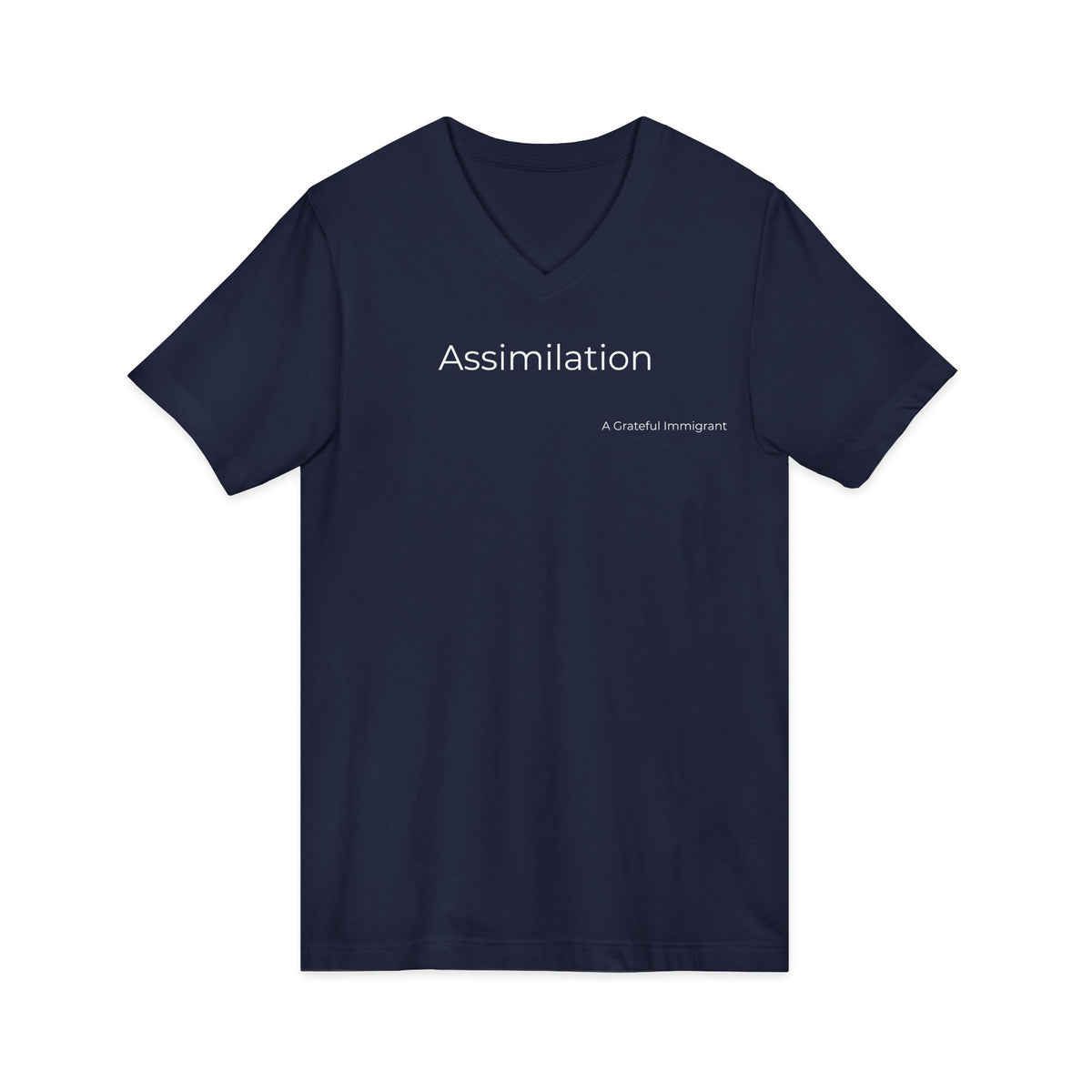 Unisex Jersey Short Sleeve V-Neck Tee