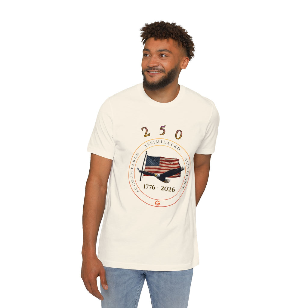 250 Grateful Years -  "Live Grateful" USA 1776–2026 Commemorative Tee