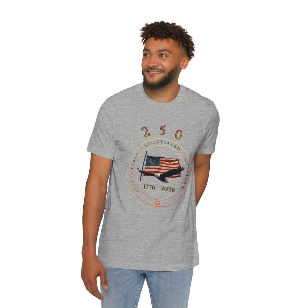 250 Grateful Years -  "Live Grateful" USA 1776–2026 Commemorative Tee
