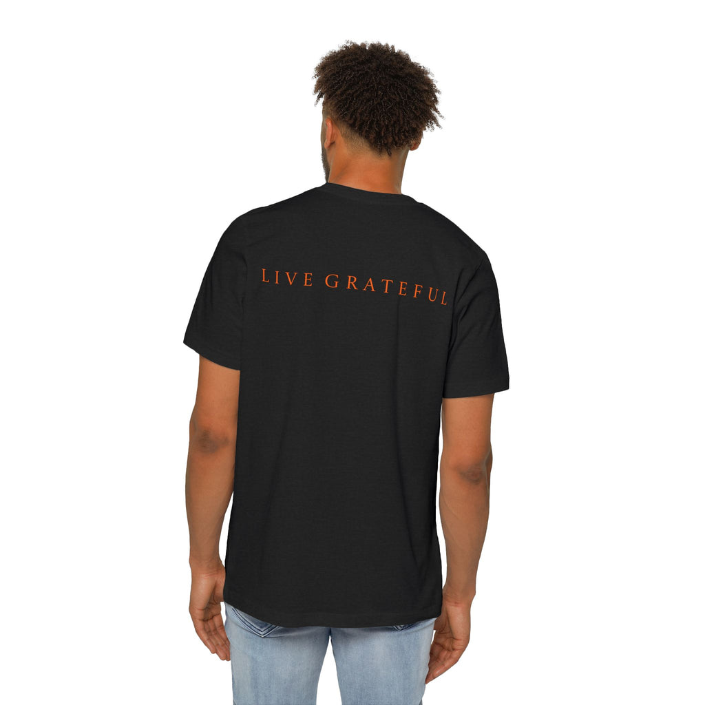 Grateful Immigrant Logo T-Shirt — “Live Grateful” Graphic Tee