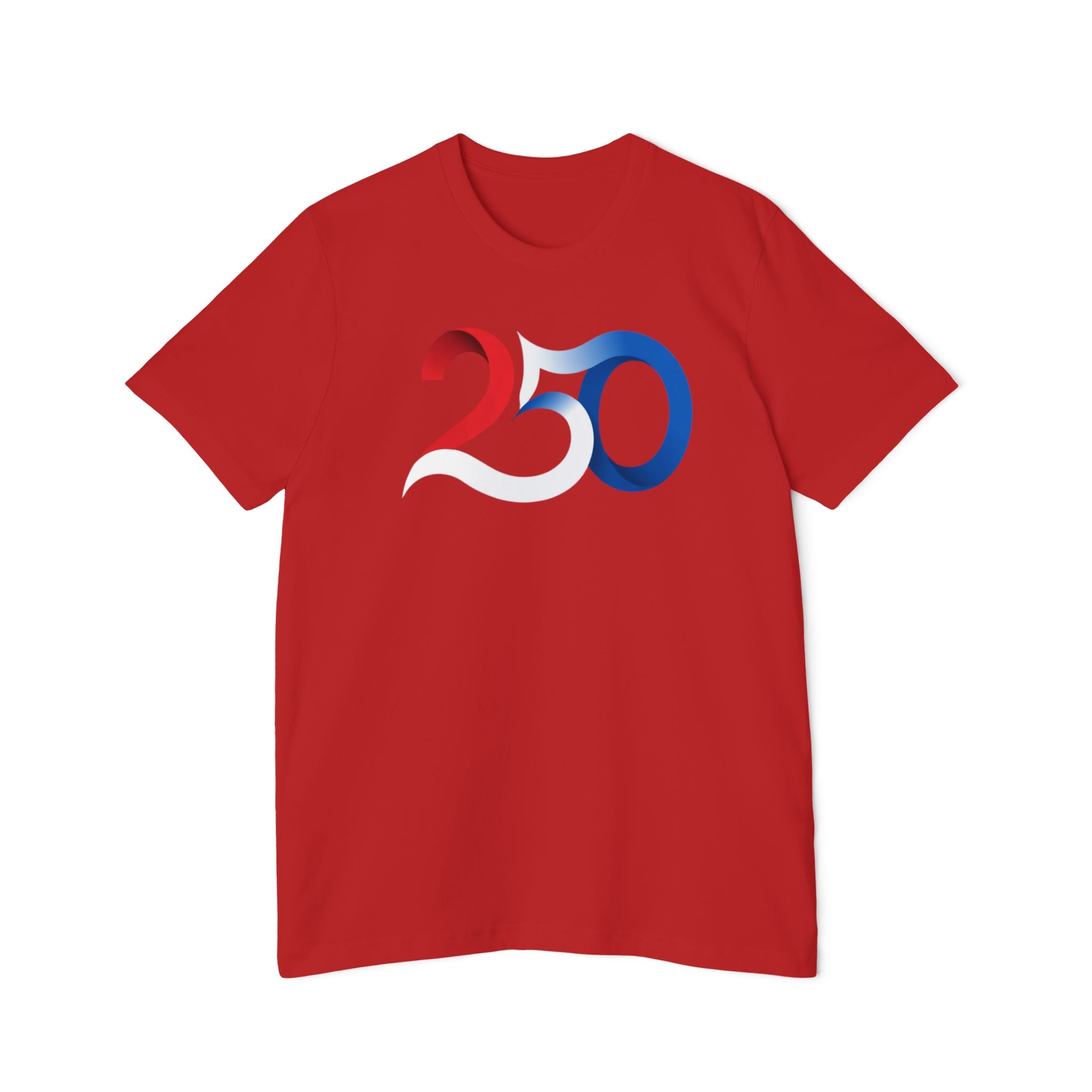 Patriotic '250' Graphic Tee — Live Grateful Back Print