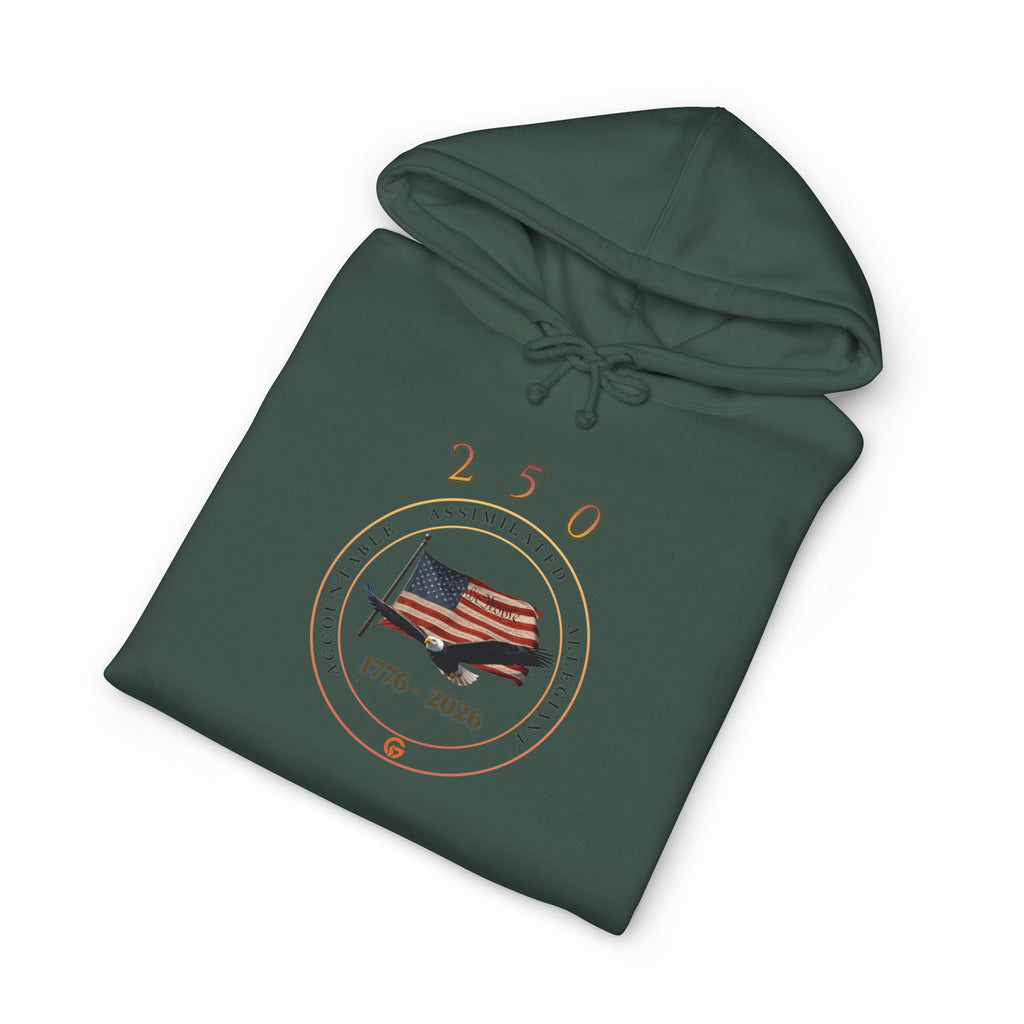 250 Grateful Years  Heavy Premium American Grateful Hoodie
