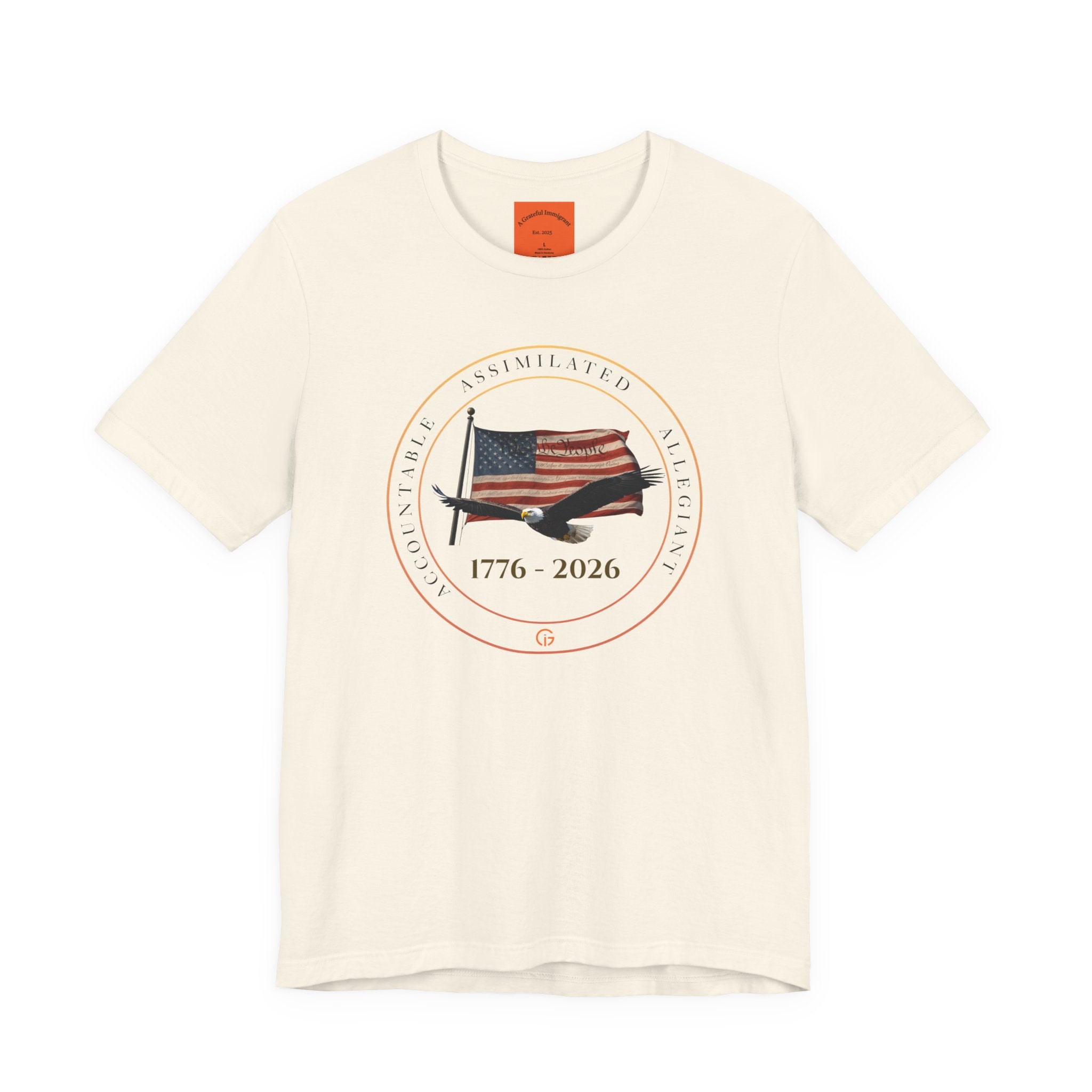The Grateful Immigrant Seal 1776 - 2026 (250 Year Celebration)