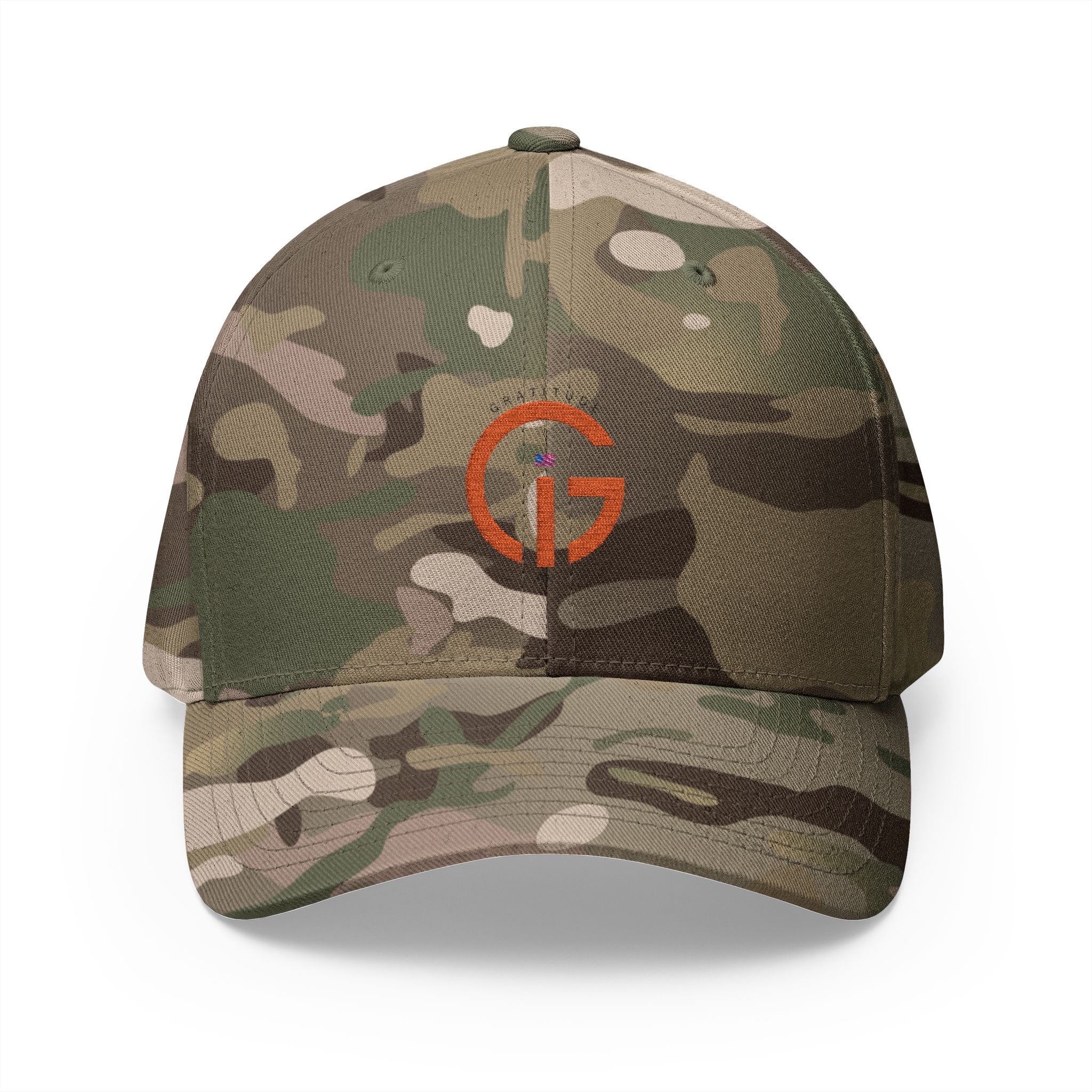 Copy of Embroidered 'Grateful G 250' Logo Cap — Structured Closed-Back Hat